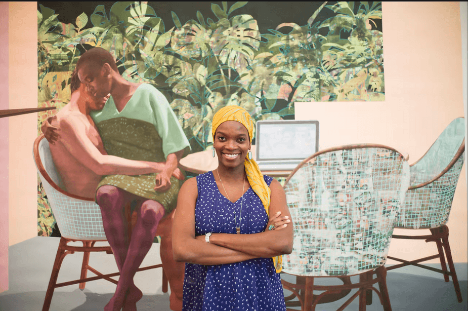 Nigerian artist Njideka Akunyili Crosby was one of the highest-selling African artists last year.                                     Credit: Graeme Robertson/The Guardian