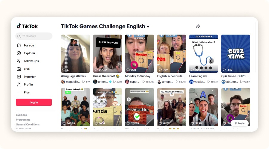 Challenges viraux sur TikTok