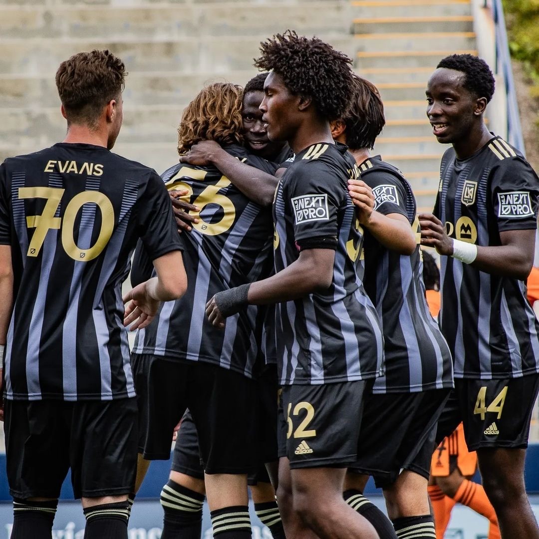 Post Goal Celebration At LAFC Home Game