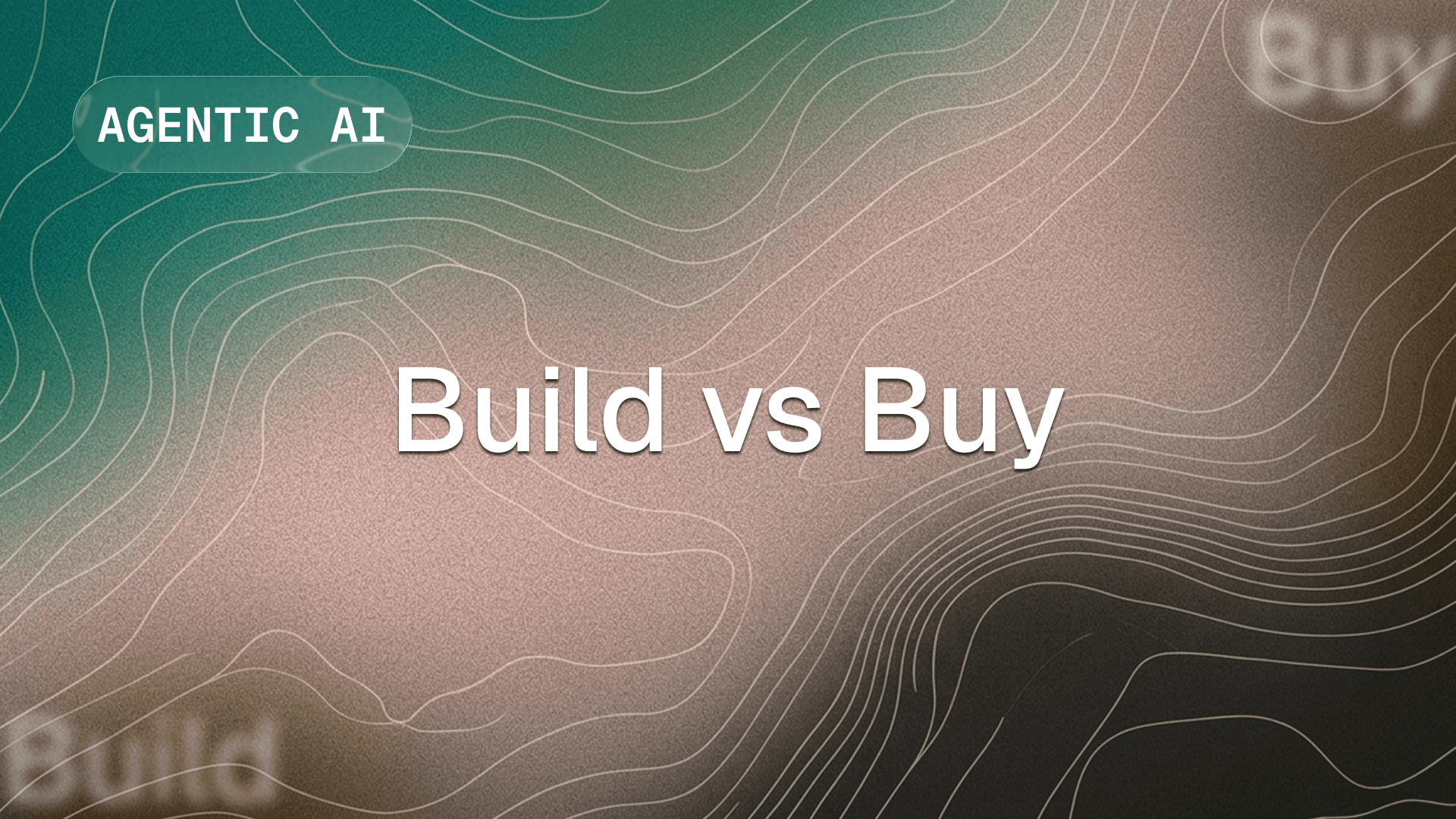 Build vs buy AI agents - enterprise decision framework for agent platforms