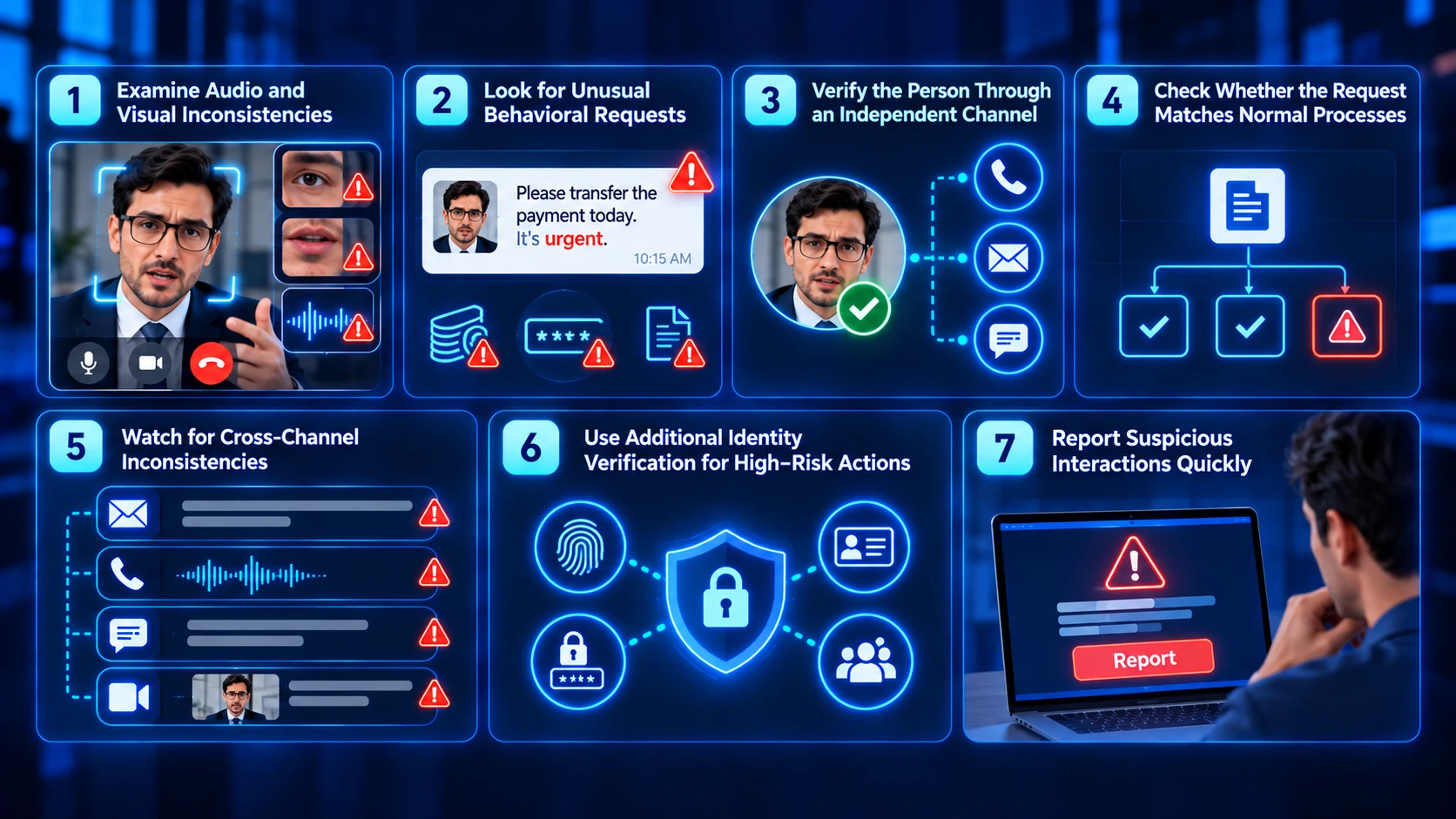 Image Showing Detect Deepfake Phishing Attacks