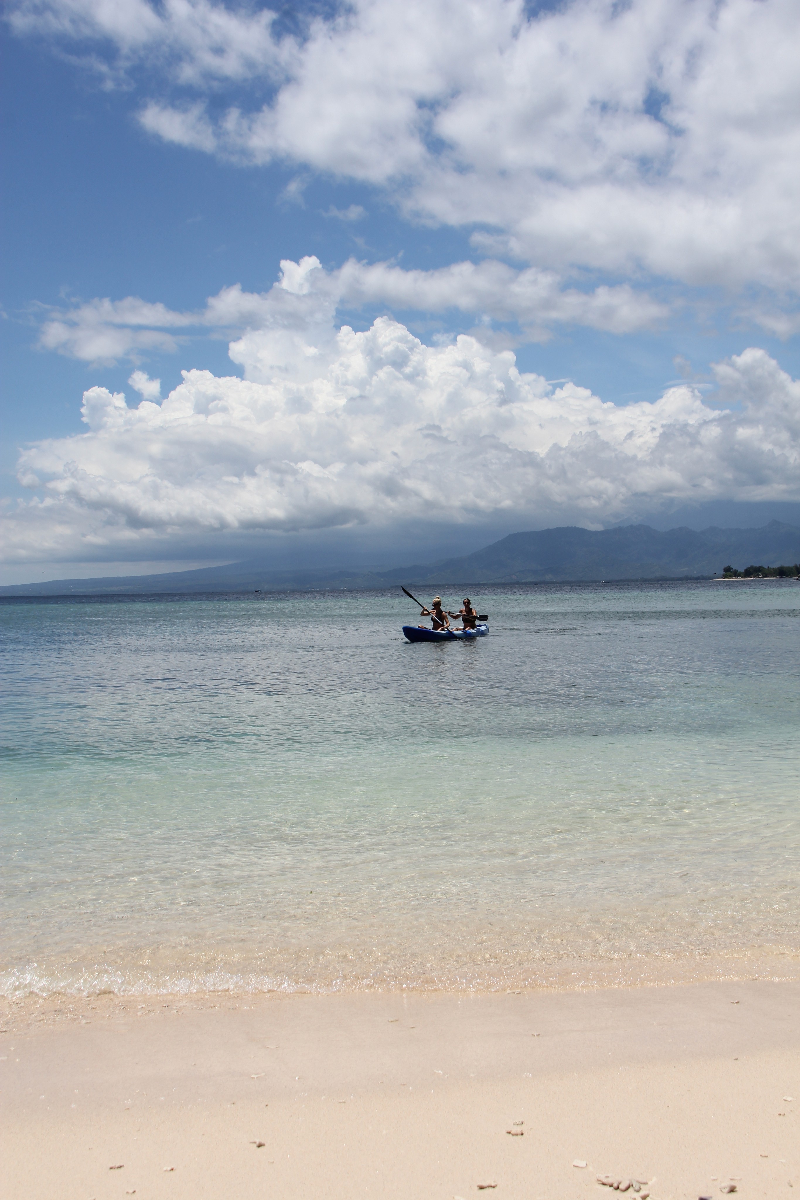 Kayaks in Ocean