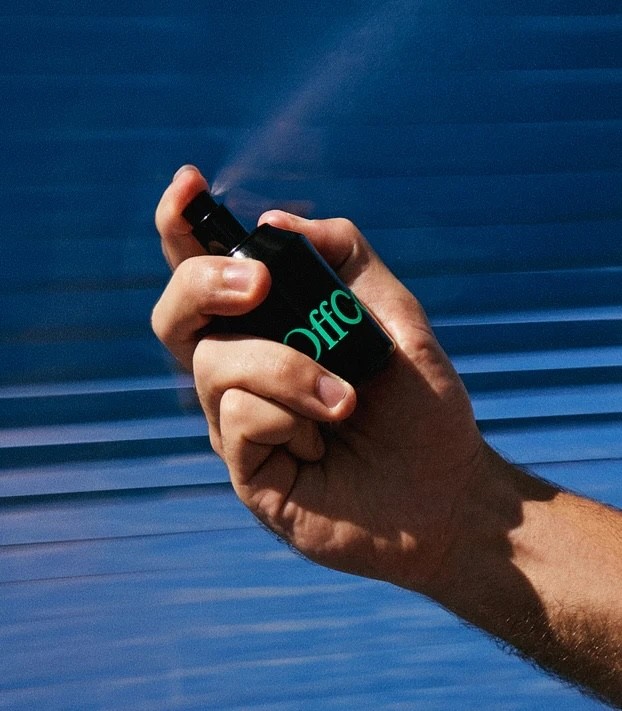 Offcourt Product Lifestyle Shot Fragrance