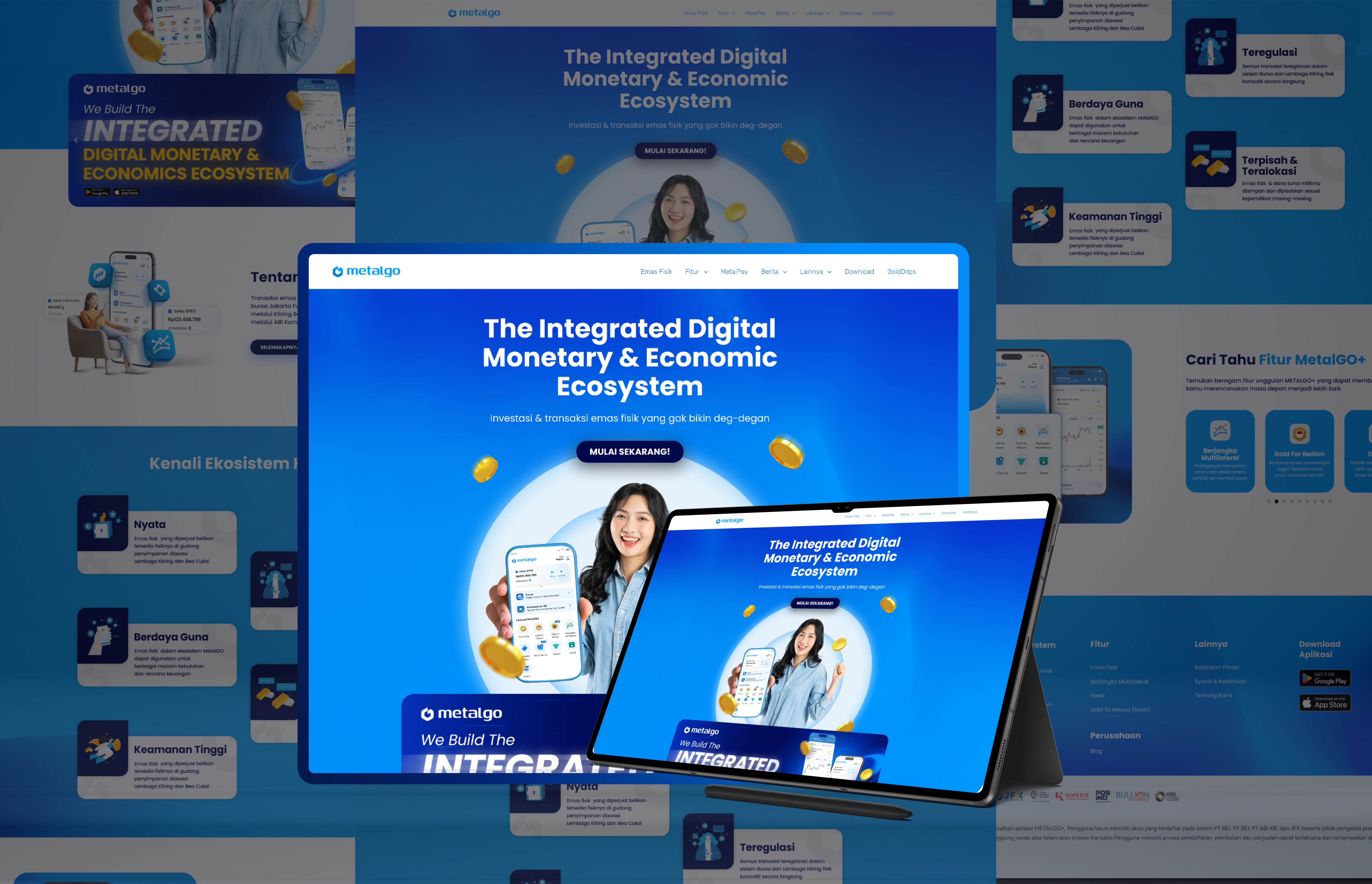 Rebranding Visual Metalgo mockup