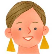 高橋さんの同僚の鈴木さんのイラスト。