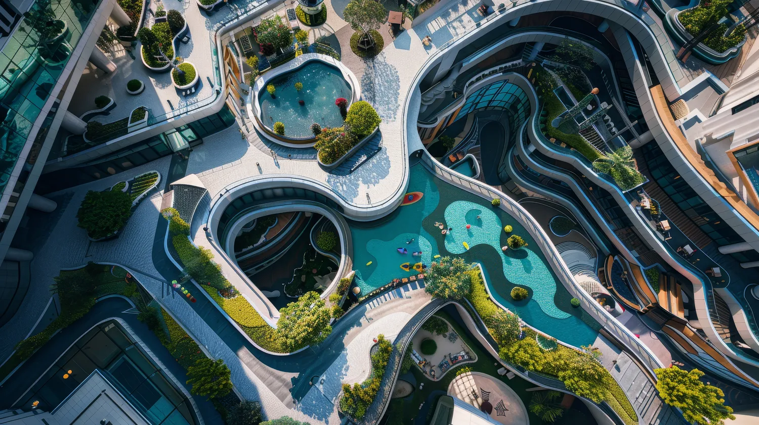 Real estate drone visuals