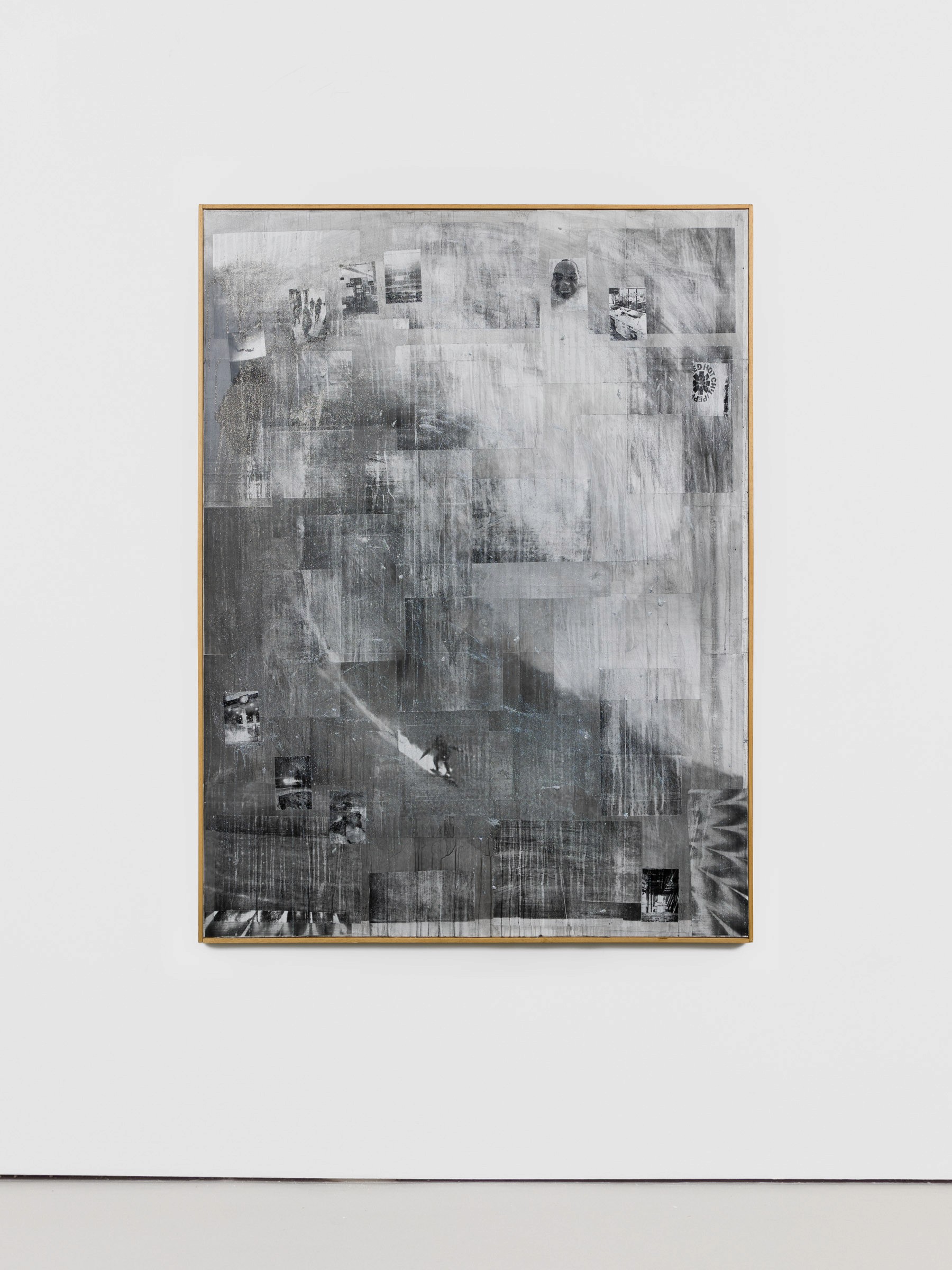 Nicholas Cheveldave artwork collage on canvas