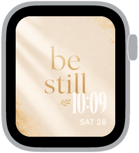 quiet devotion Apple Watch face preview 1 featuring easter and christmas.