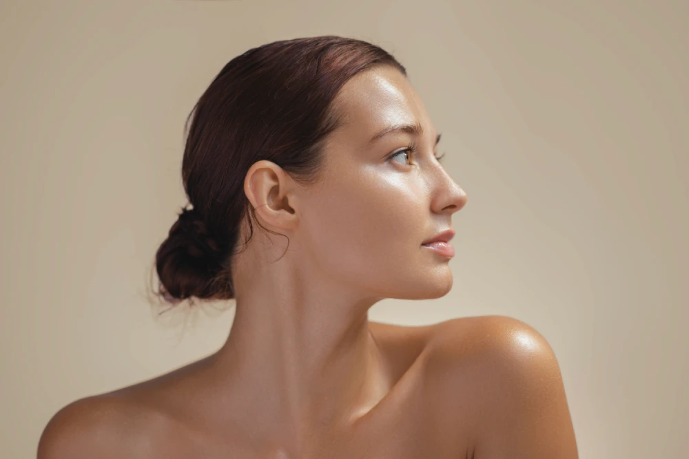 Woman with glowing skin showcasing Botox benefits.