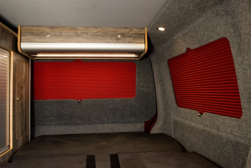 Skylights and windows small campervan conversions