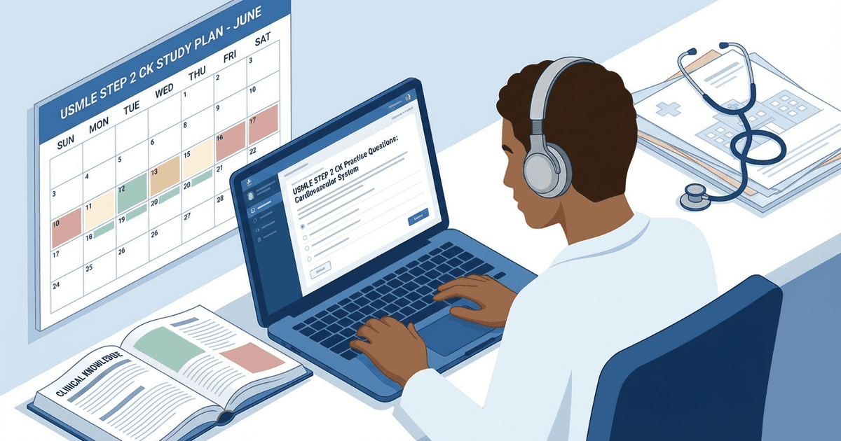 Cover: USMLE Step 2 CK Prep Course: How to Choose the Right One and Structure Your Study Plan (2026)