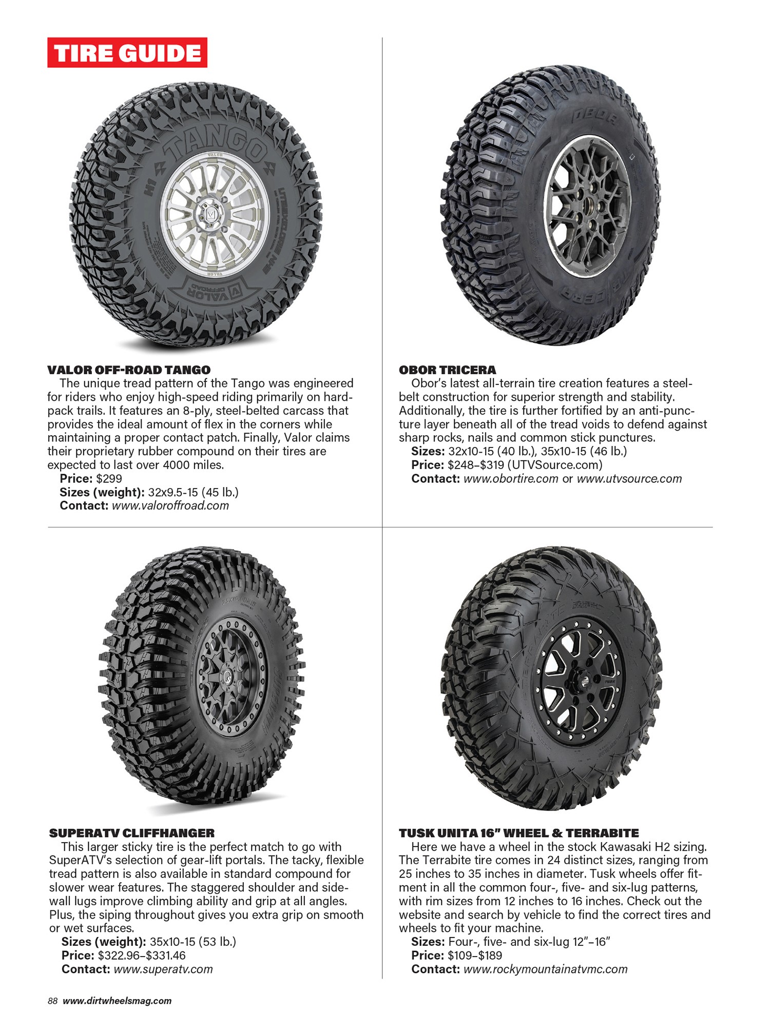 Pages from the February 2026 issue of Dirt Wheels magazine