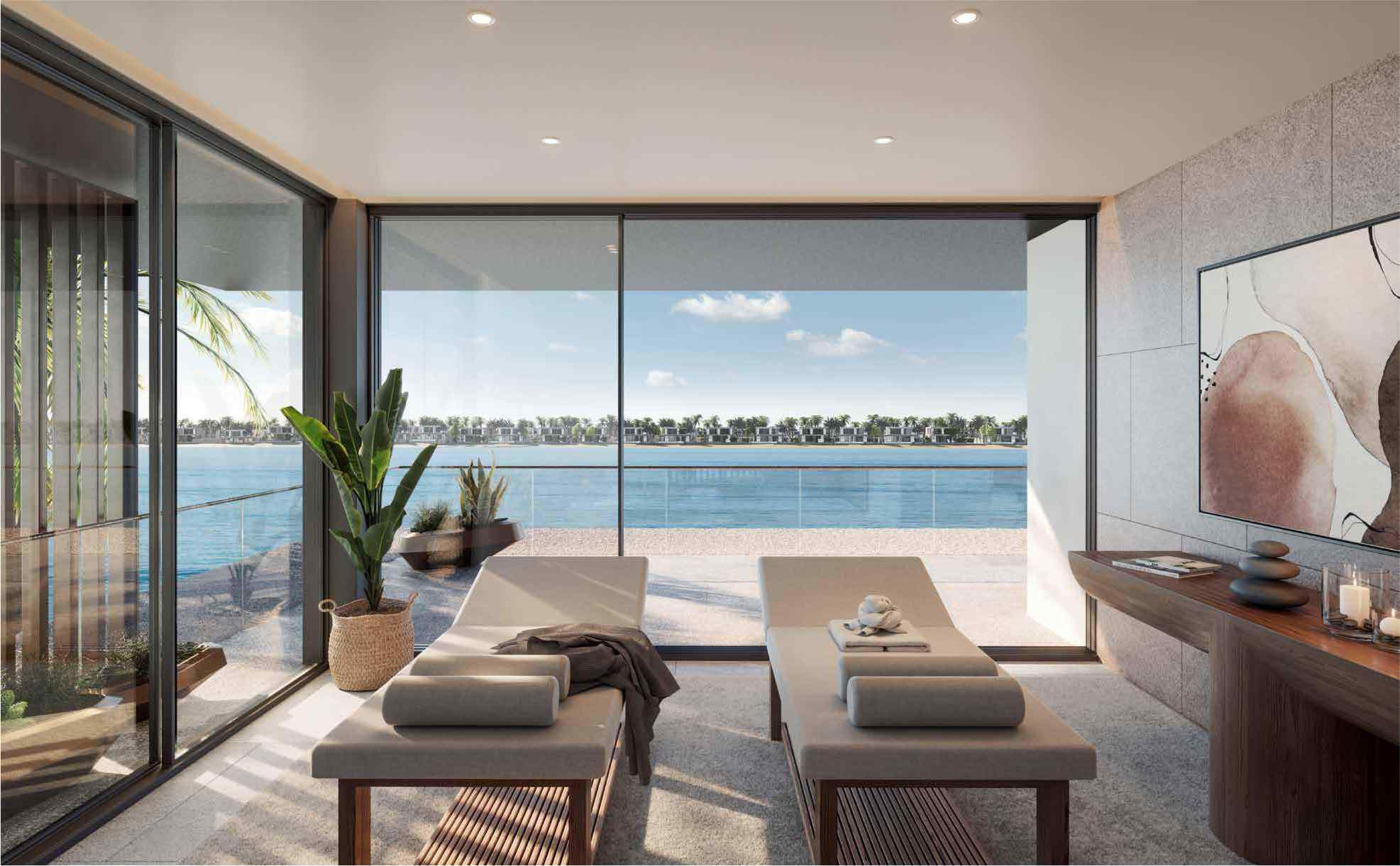 The Beach Collection Villas living room 2