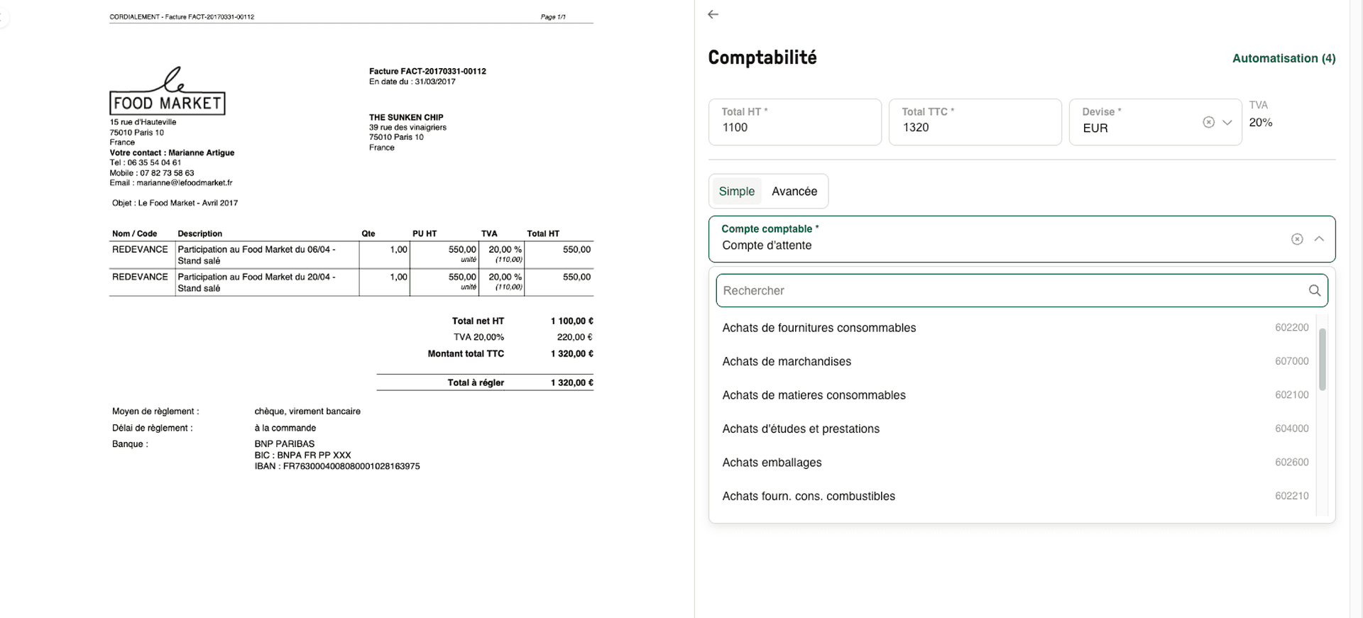 Comment faire une imputation comptable