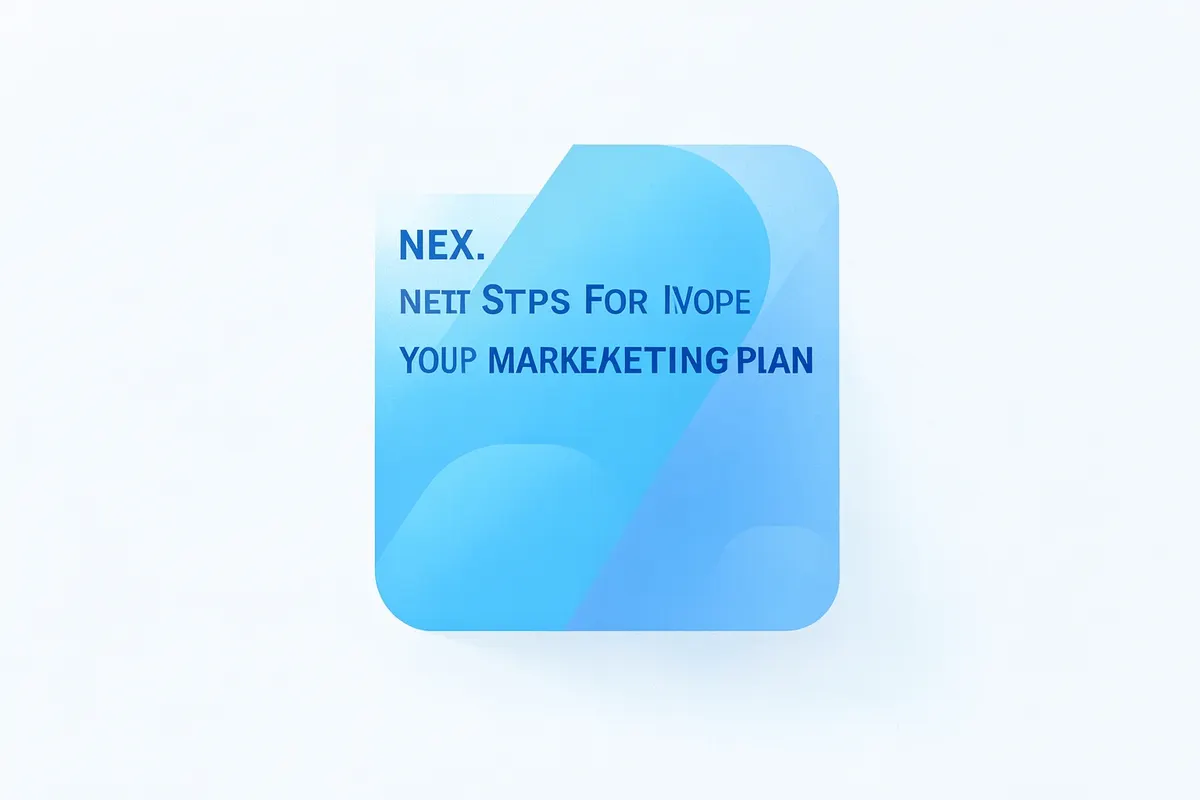 Next Steps for Implementing Your Marketing Plan