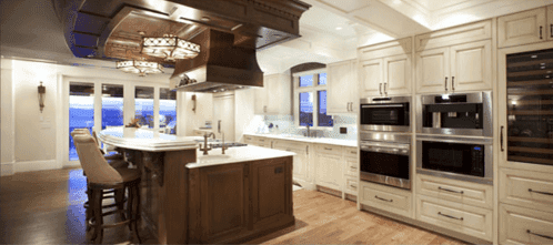 Image of "KHD Homes design-build kitchen interior with layout design and construction for home renovations and improvement."