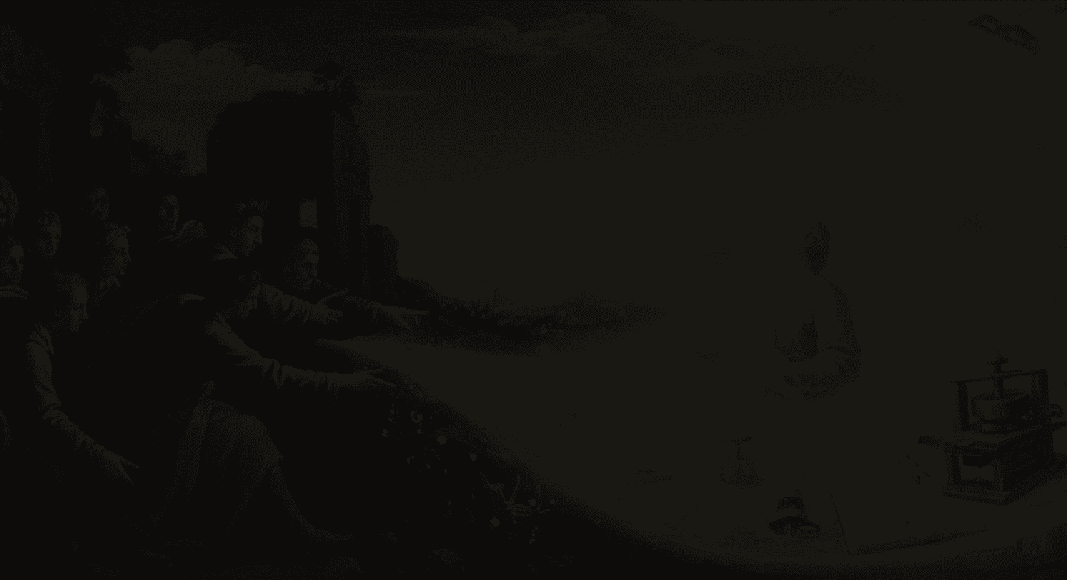 Caravaggio style image illustrating AI visibility opportunities coming