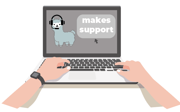 lamamakesupport logo