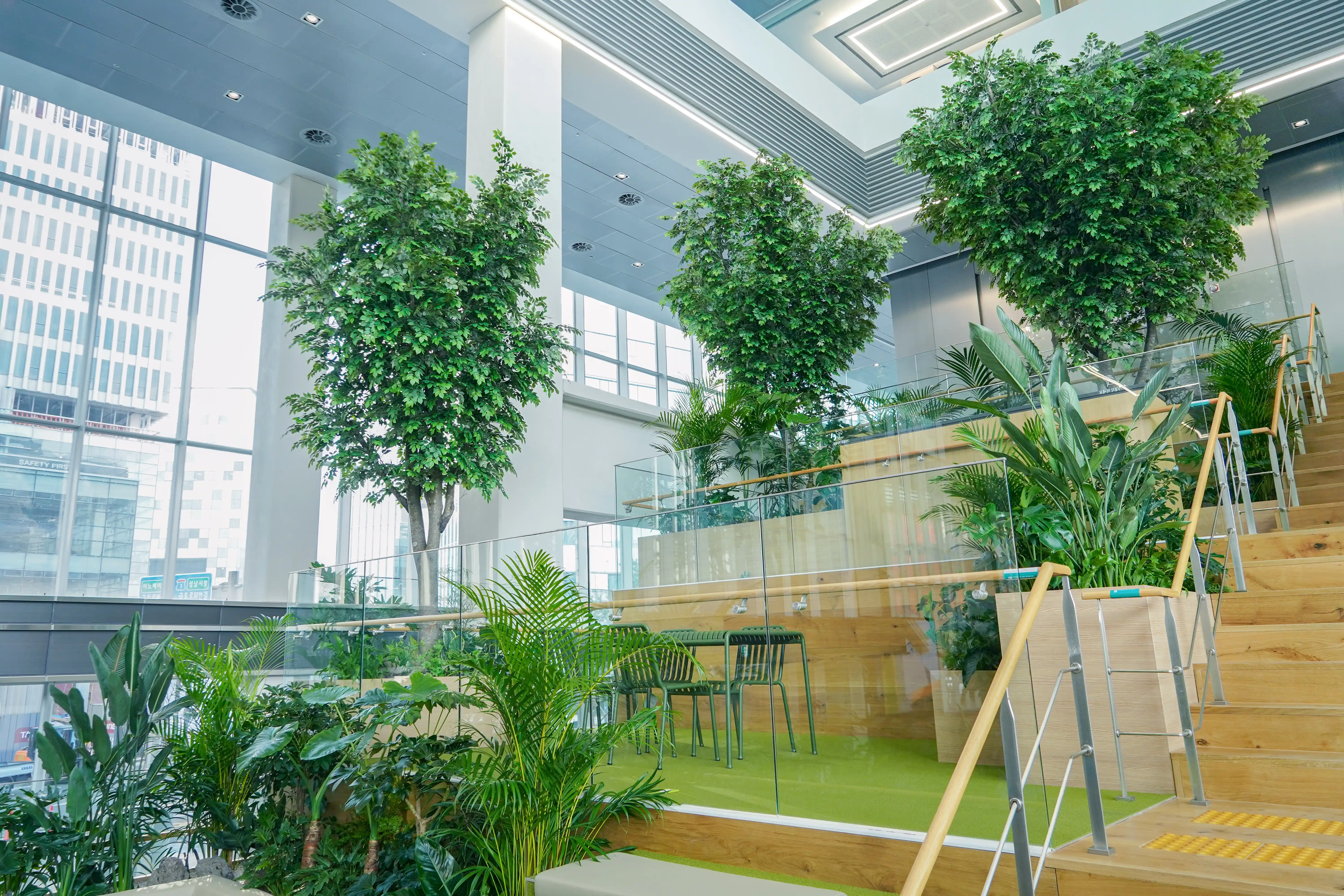 오피스 실내조경 및 정원디자인 사례
