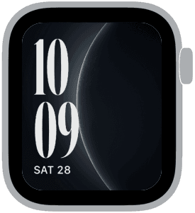 lunar ascent Apple Watch face preview 1 featuring stylized colors and artwork.