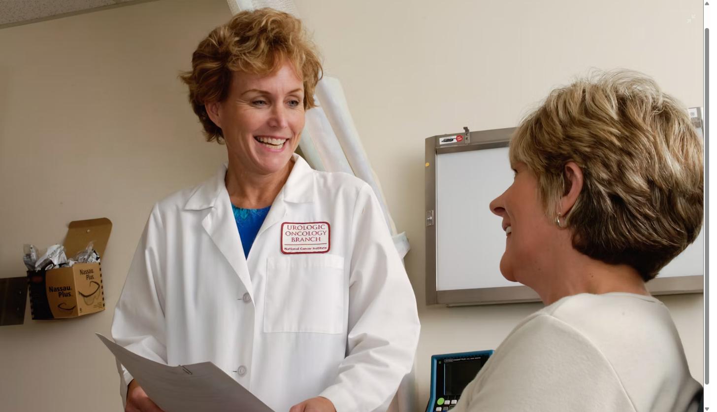 Doctor discussing annual health screening results with a patient during a preventive care checkup