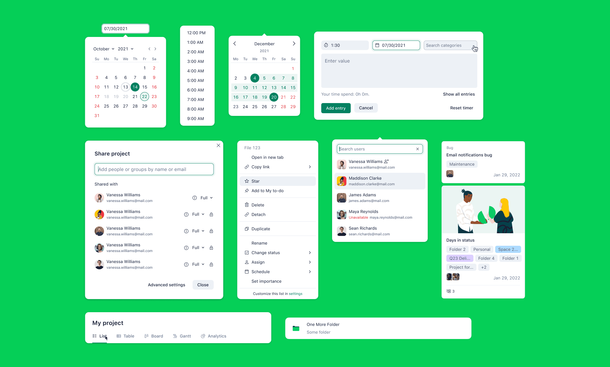 Project showcase laptop mockup