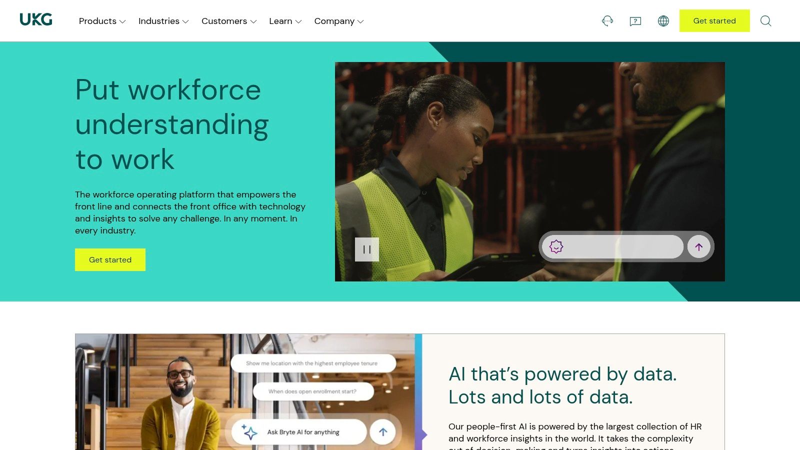 UKG Pro Onboarding dashboard showing new hire tasks and progress