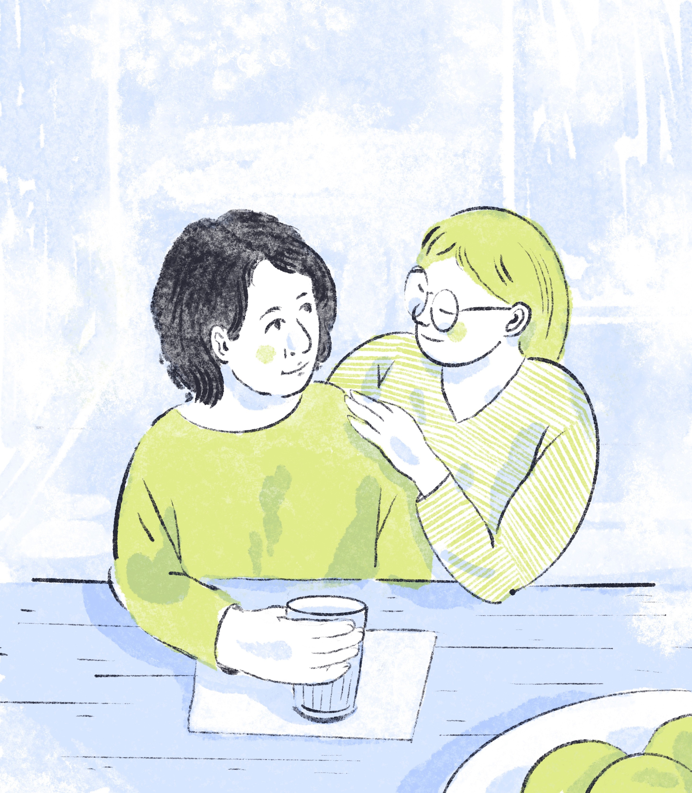 young fit girl showing up her wellness body