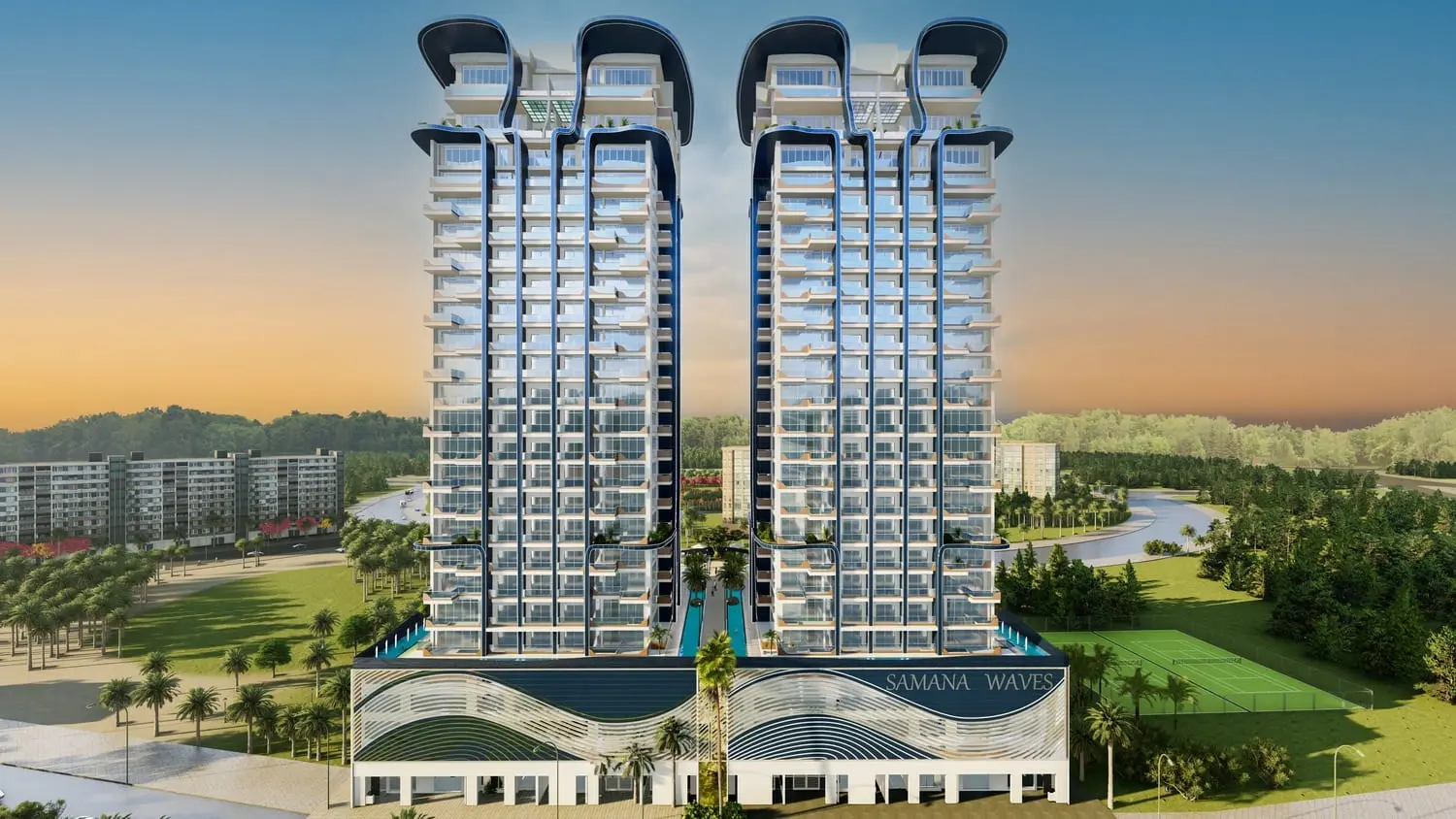 Samana Waves Phase II building view
