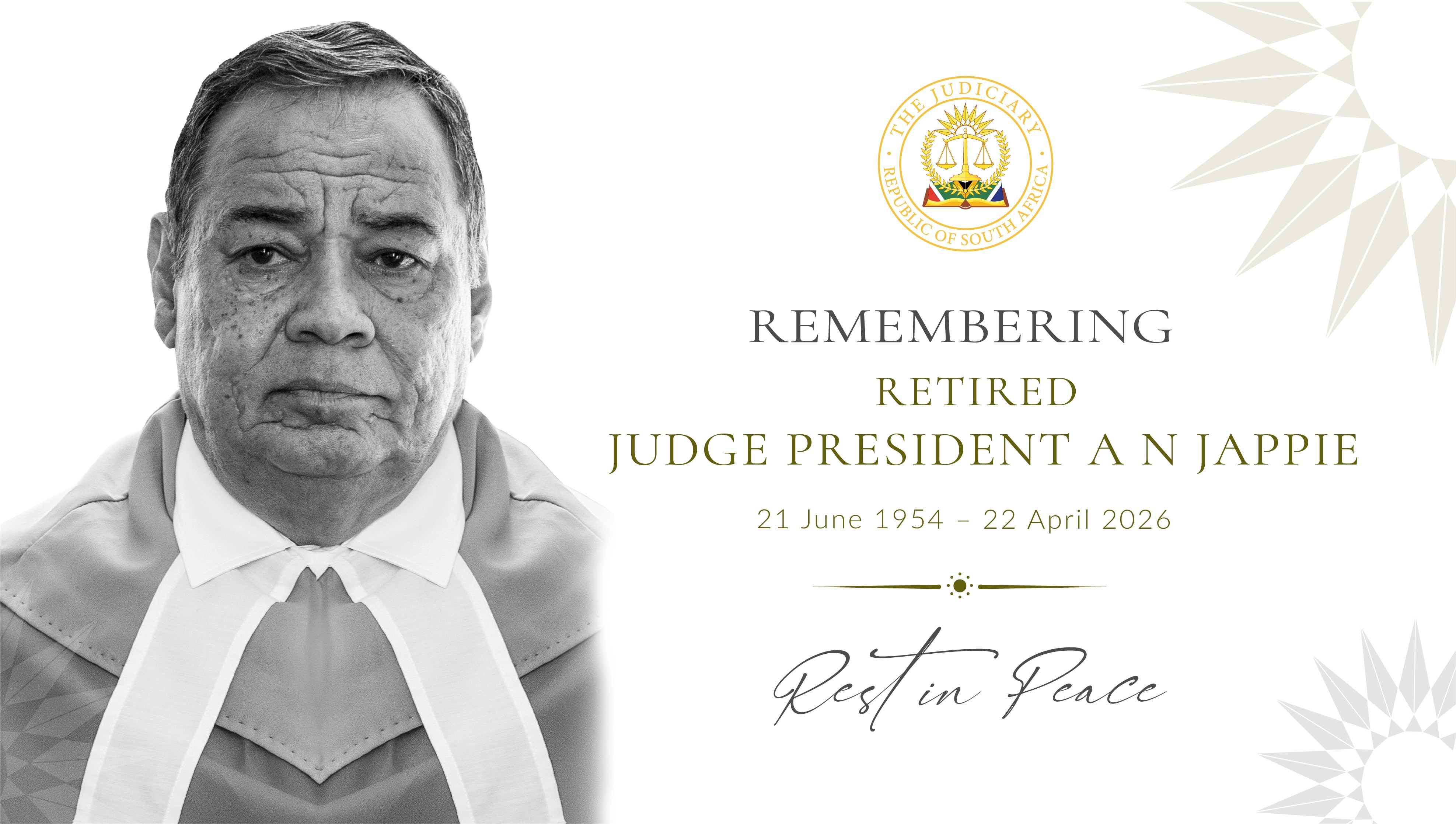 Photo:Former KZN Judge President Achmat Jappie dies at 70 – South African Daily