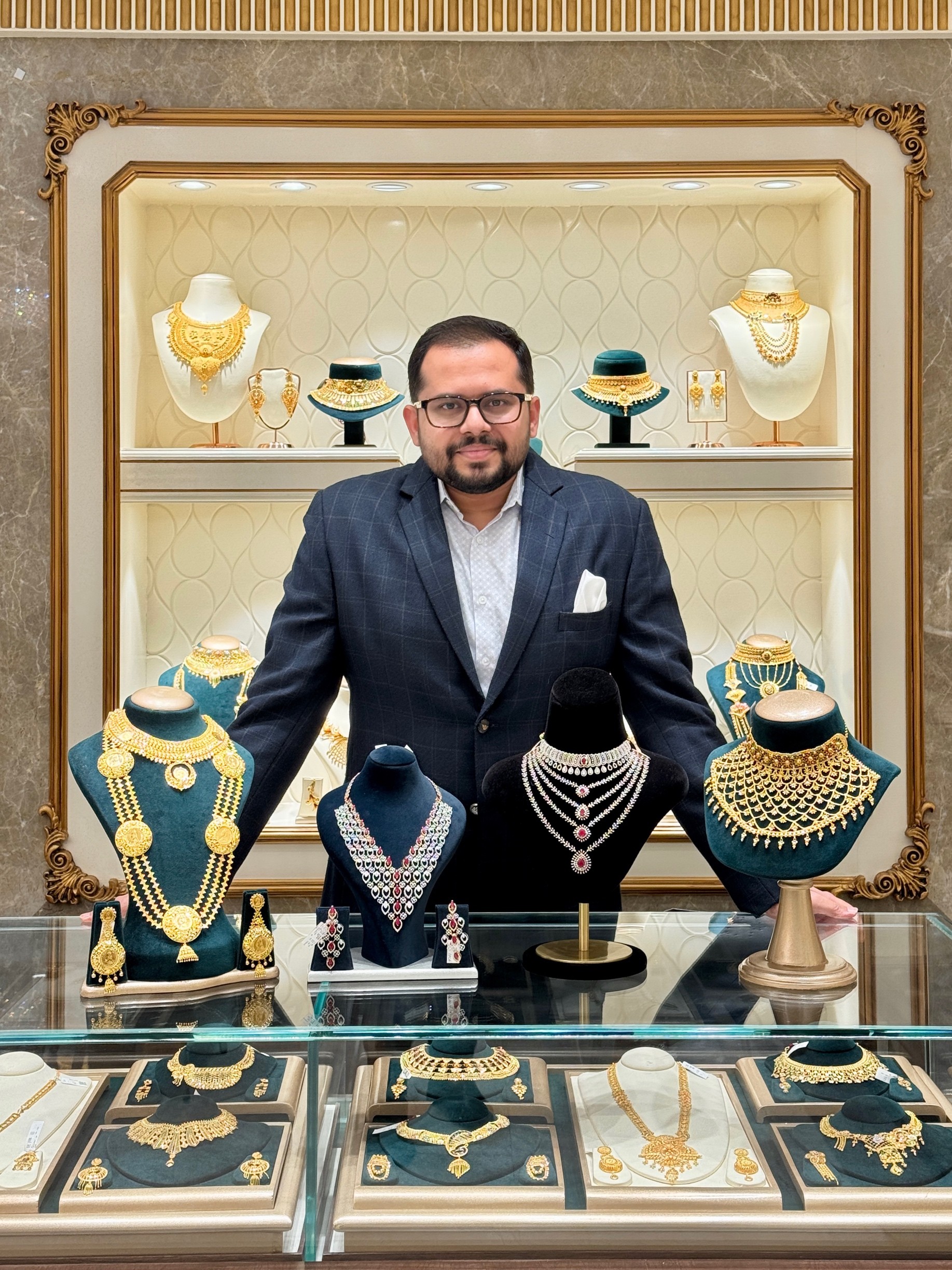 Oushnik Chandra at P.C. Chandra Jewellers