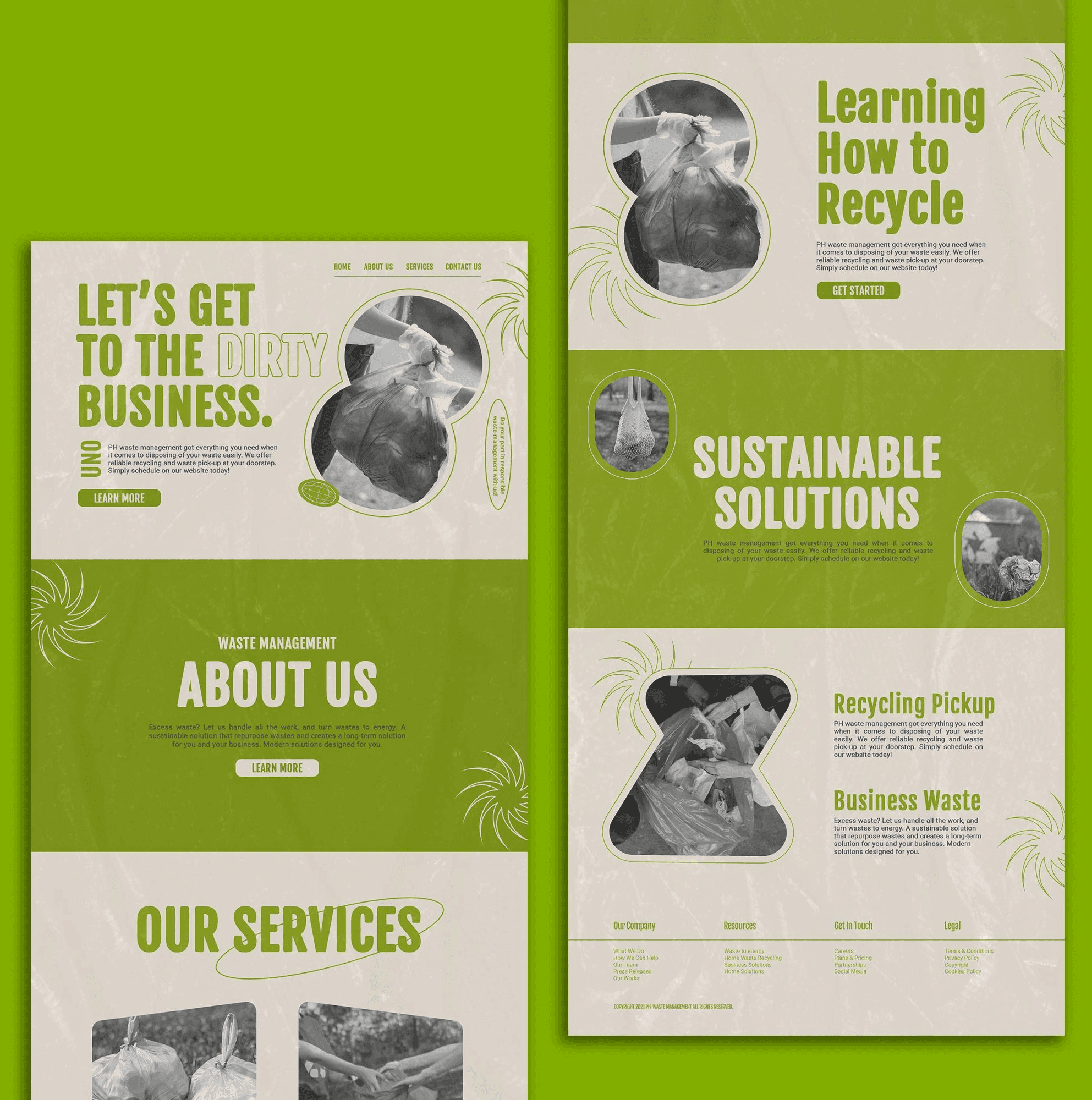 Website Example Recycling Company