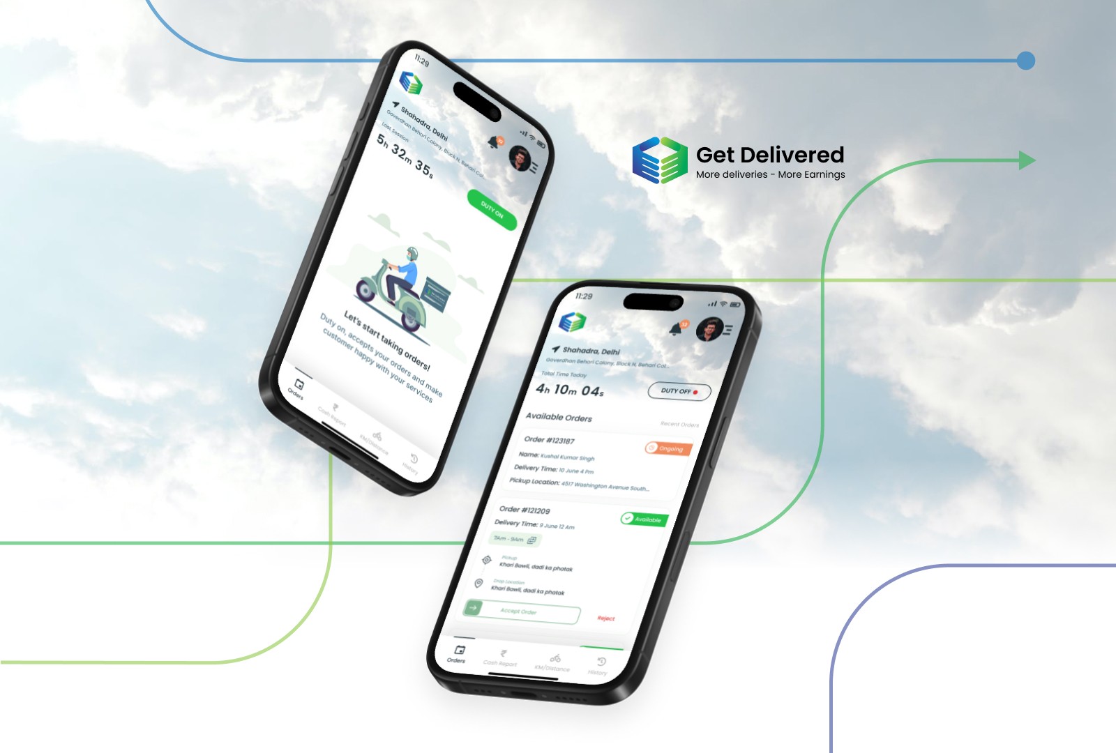 Get Delivered Banner