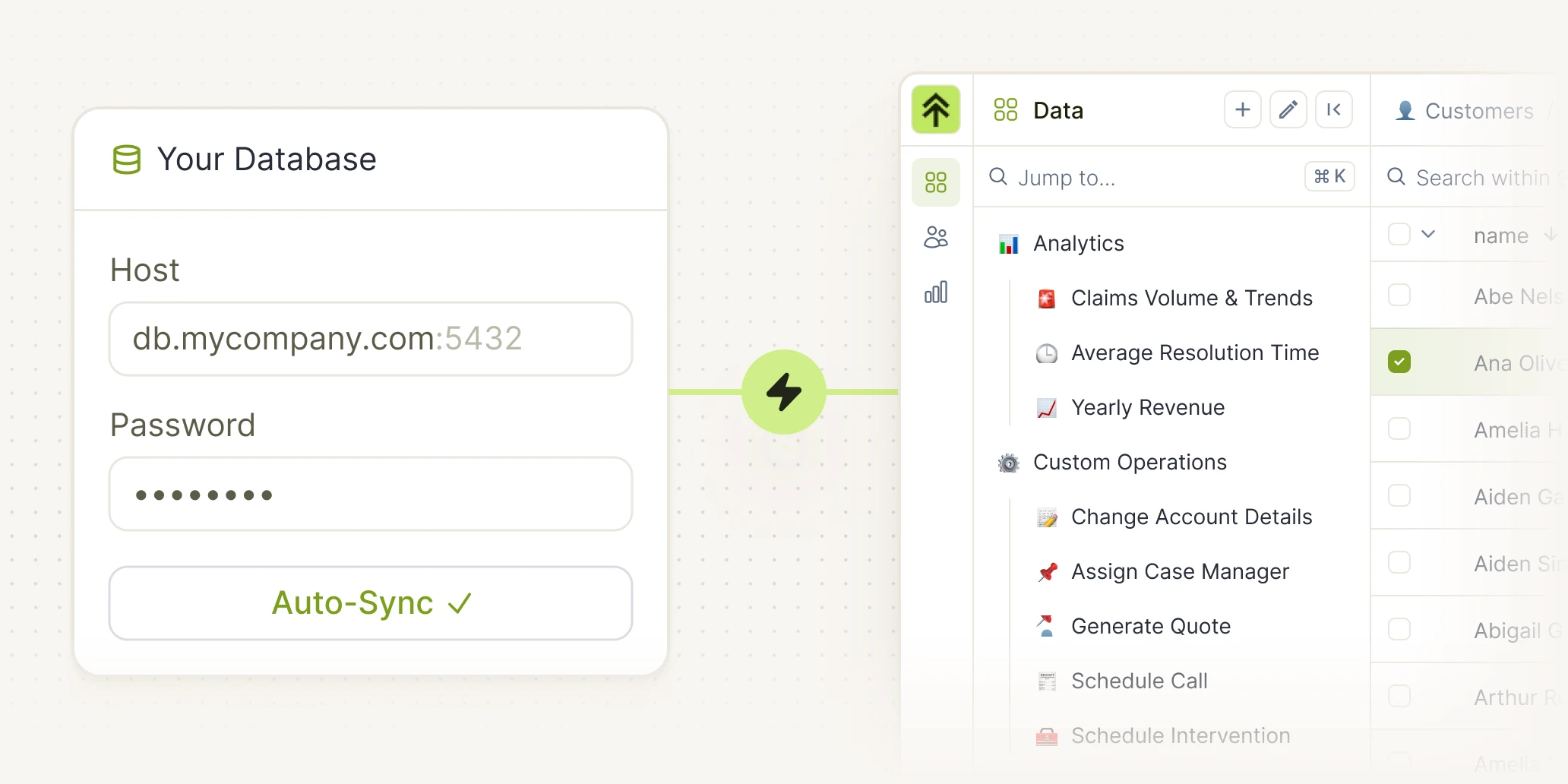 Forest Admin UI screenshot