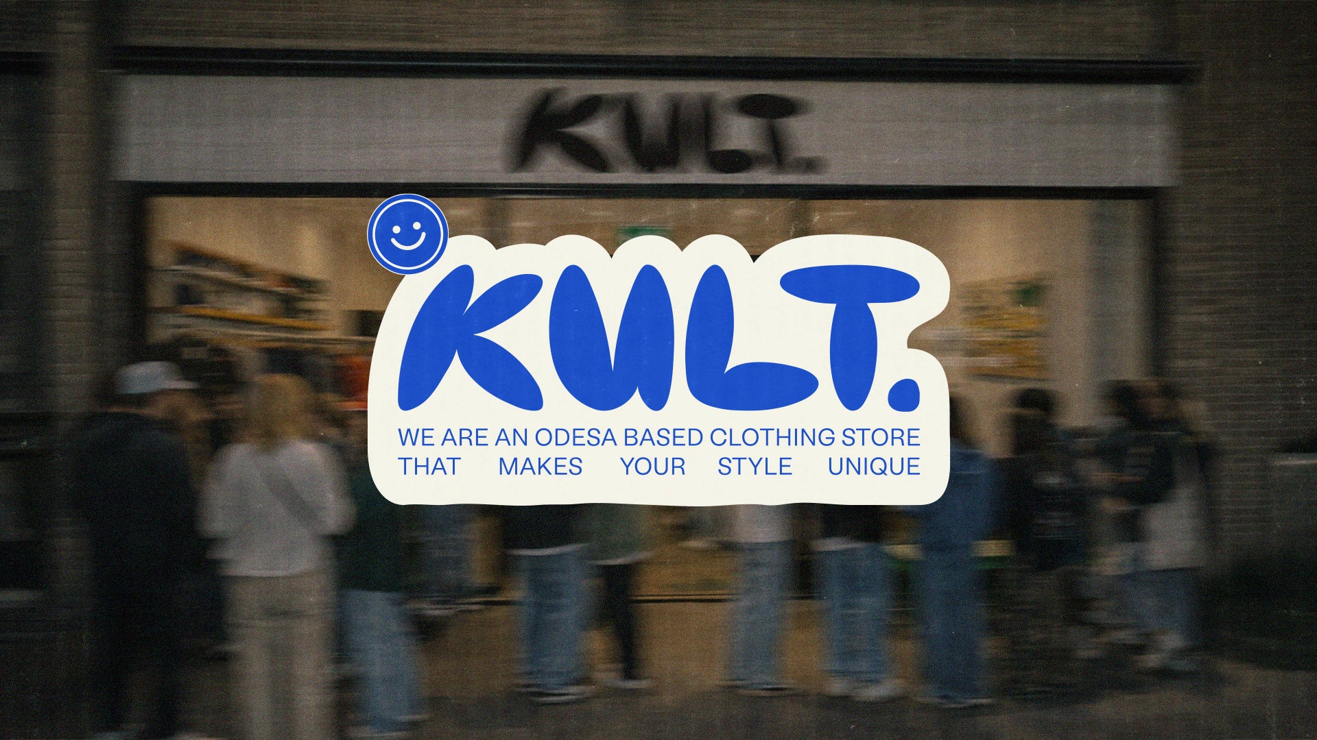 Minimalist coffee can design in hand – black and white packaging with bold typography