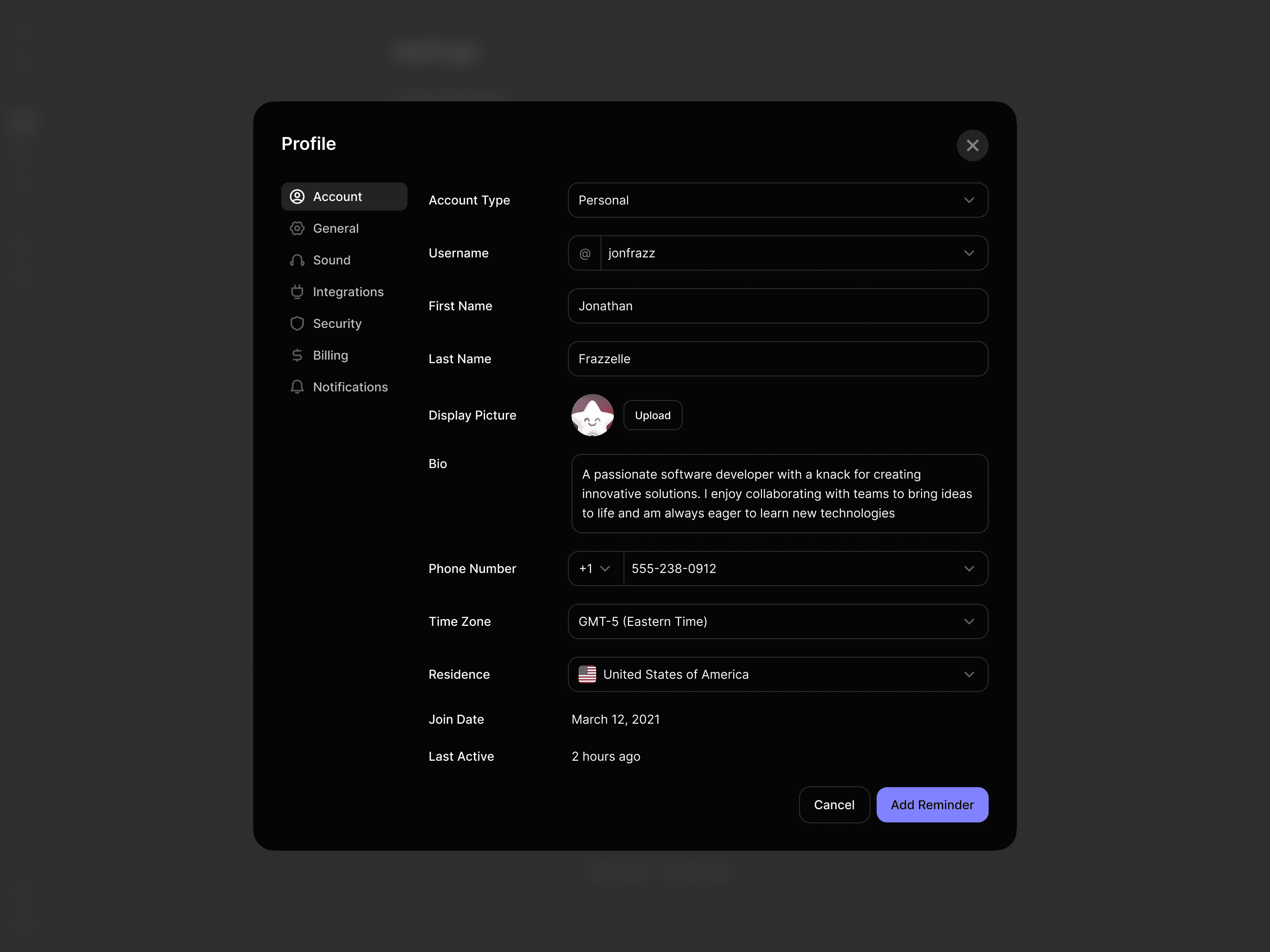 App Screens