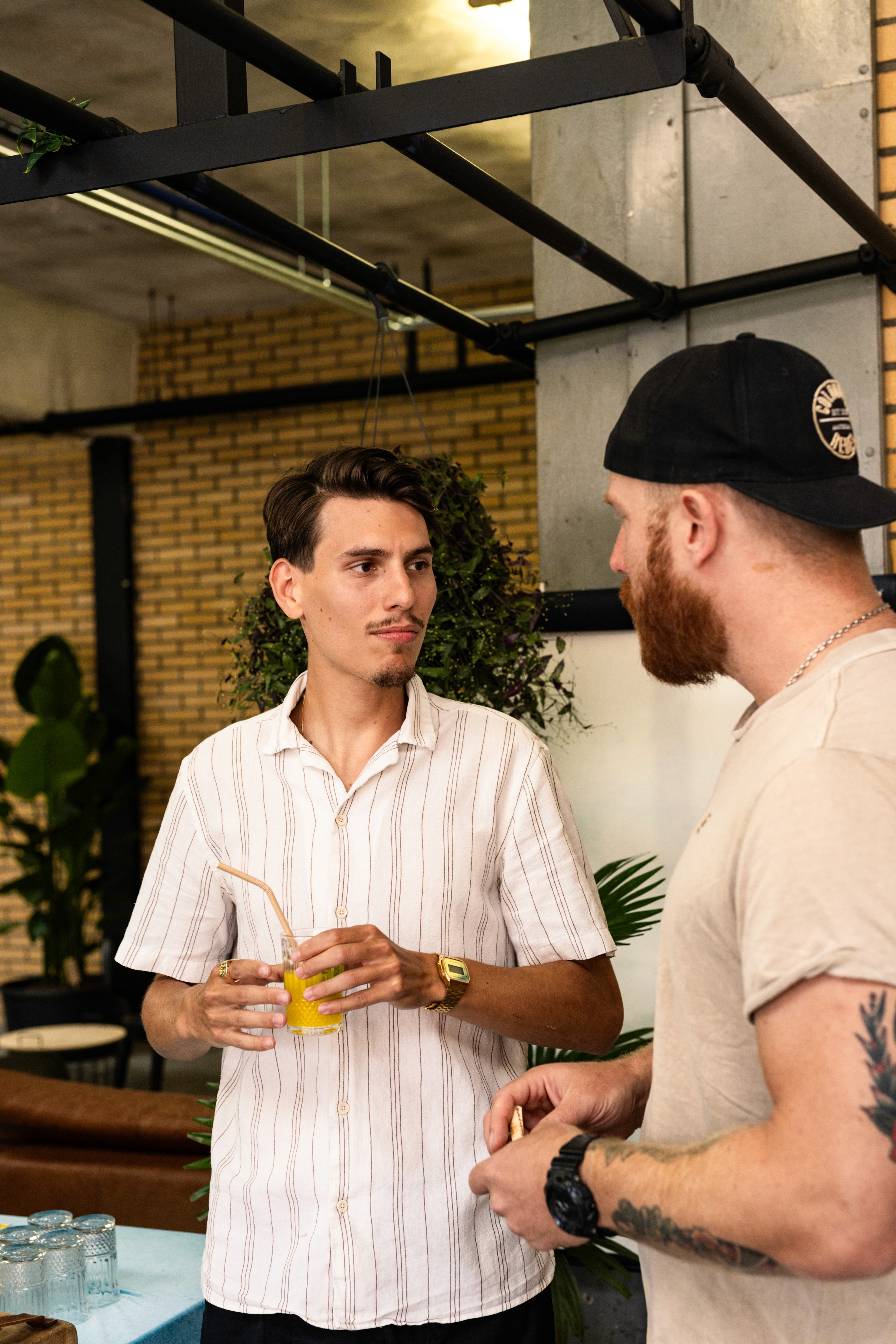 Athlete winning a race