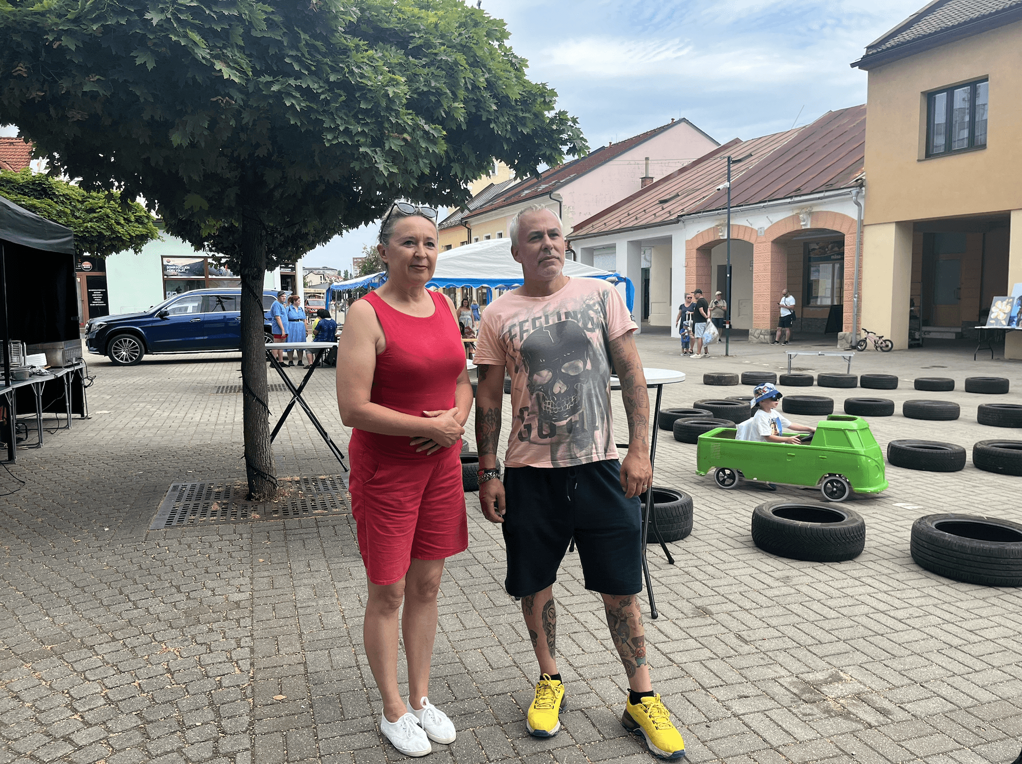 Charotatívna akcia a pani Chromjaková.