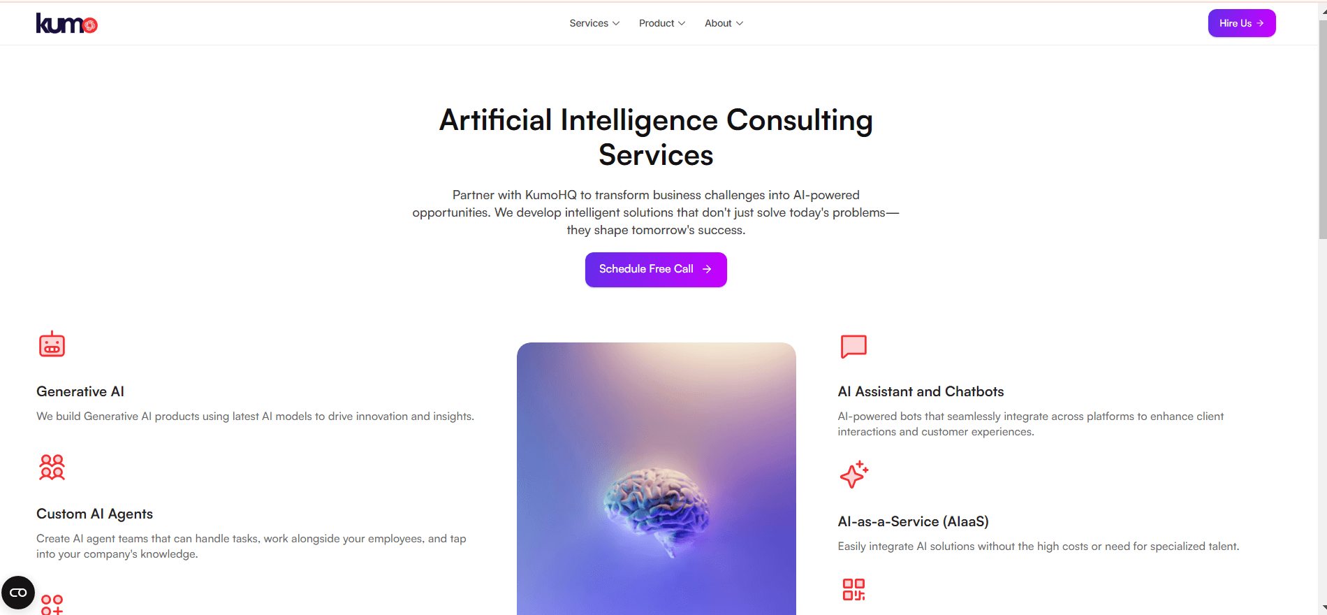 Artificial Intelligence Consulting Services