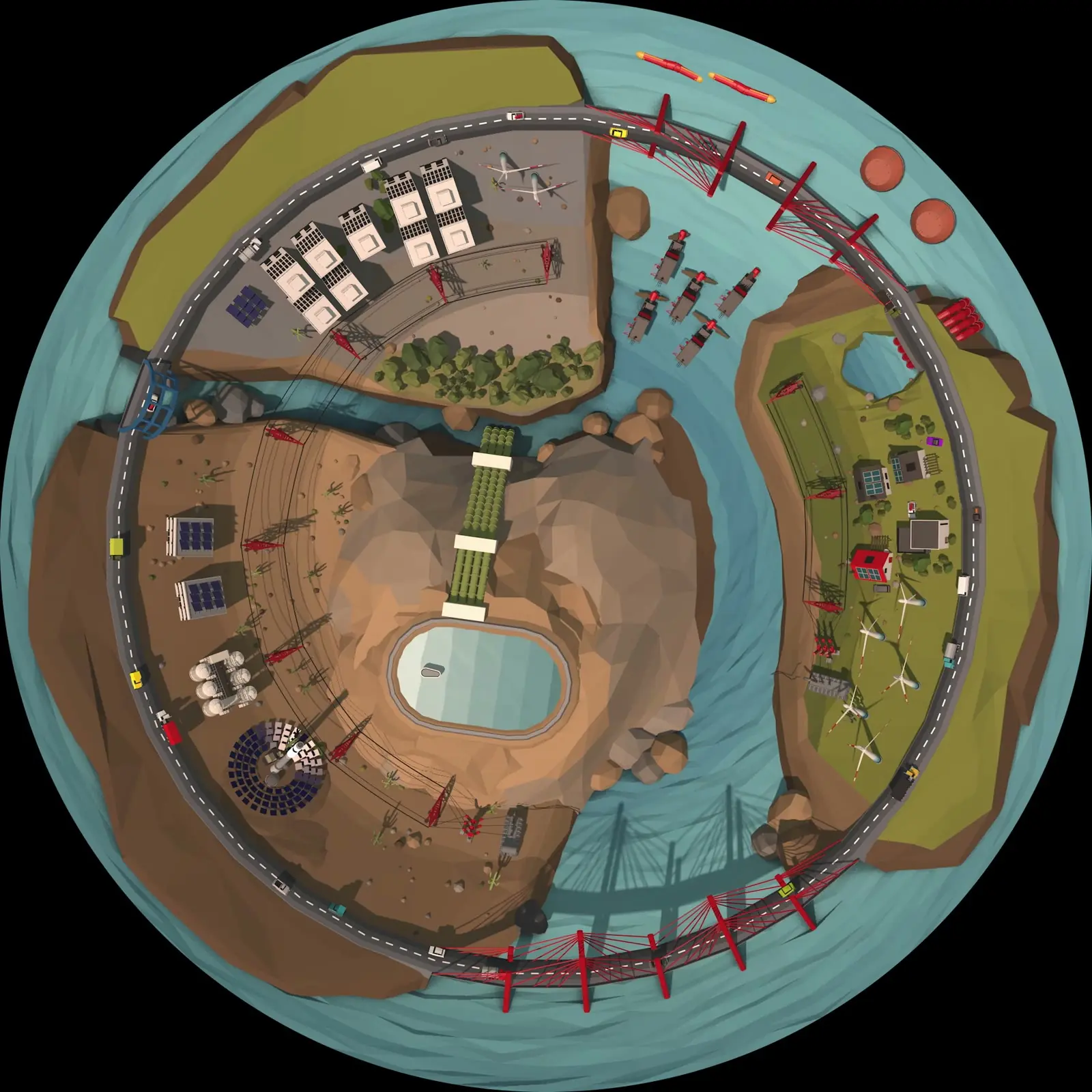 LIBS, «Insel» – Standbild aus dem Film (3D-Animation, envode, 2016)