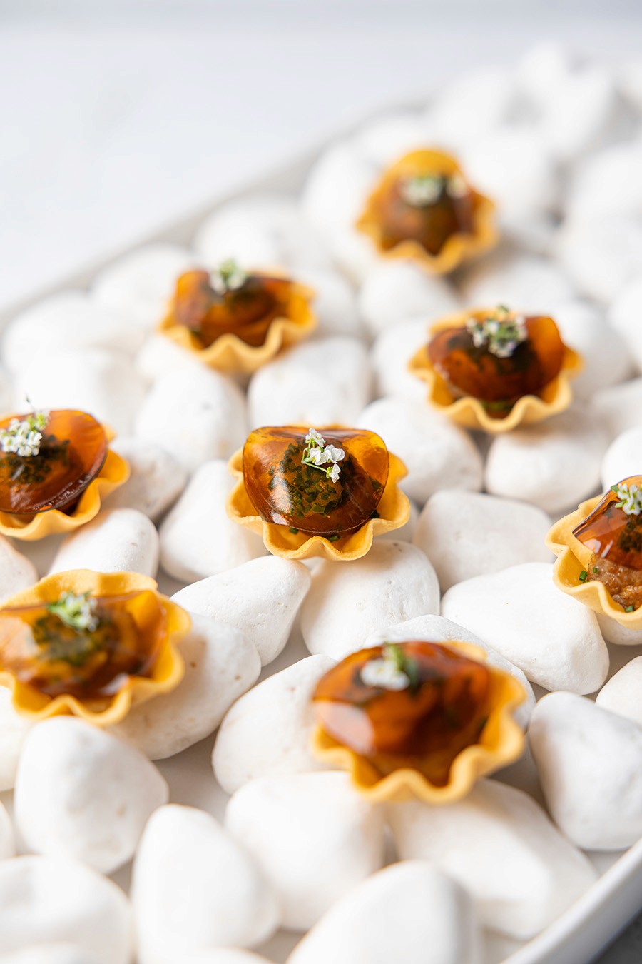 Beef Crudo Tart Canape