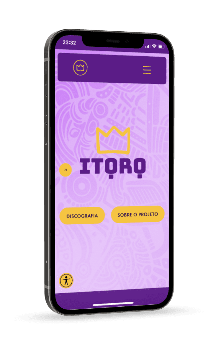 A two screens of the home page of the website