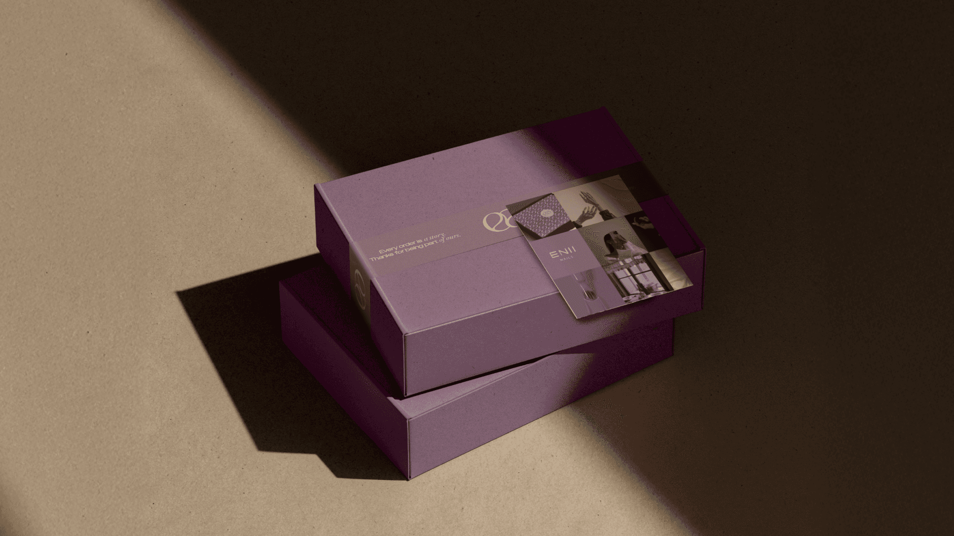 ENII Nails professional beauty rebrand across packaging, retail and digital touchpoints