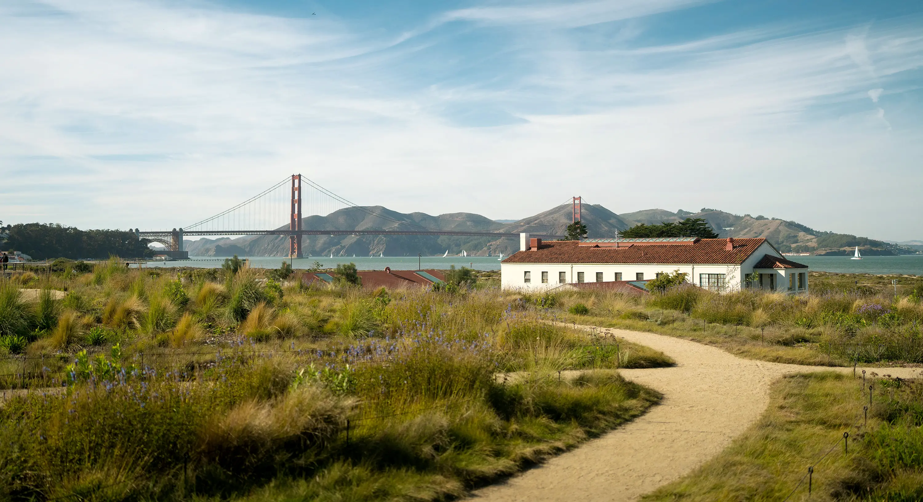 The historic Main Post of the Presidio in San Francisco, home to the BlueWave Medicine concierge medical practice.