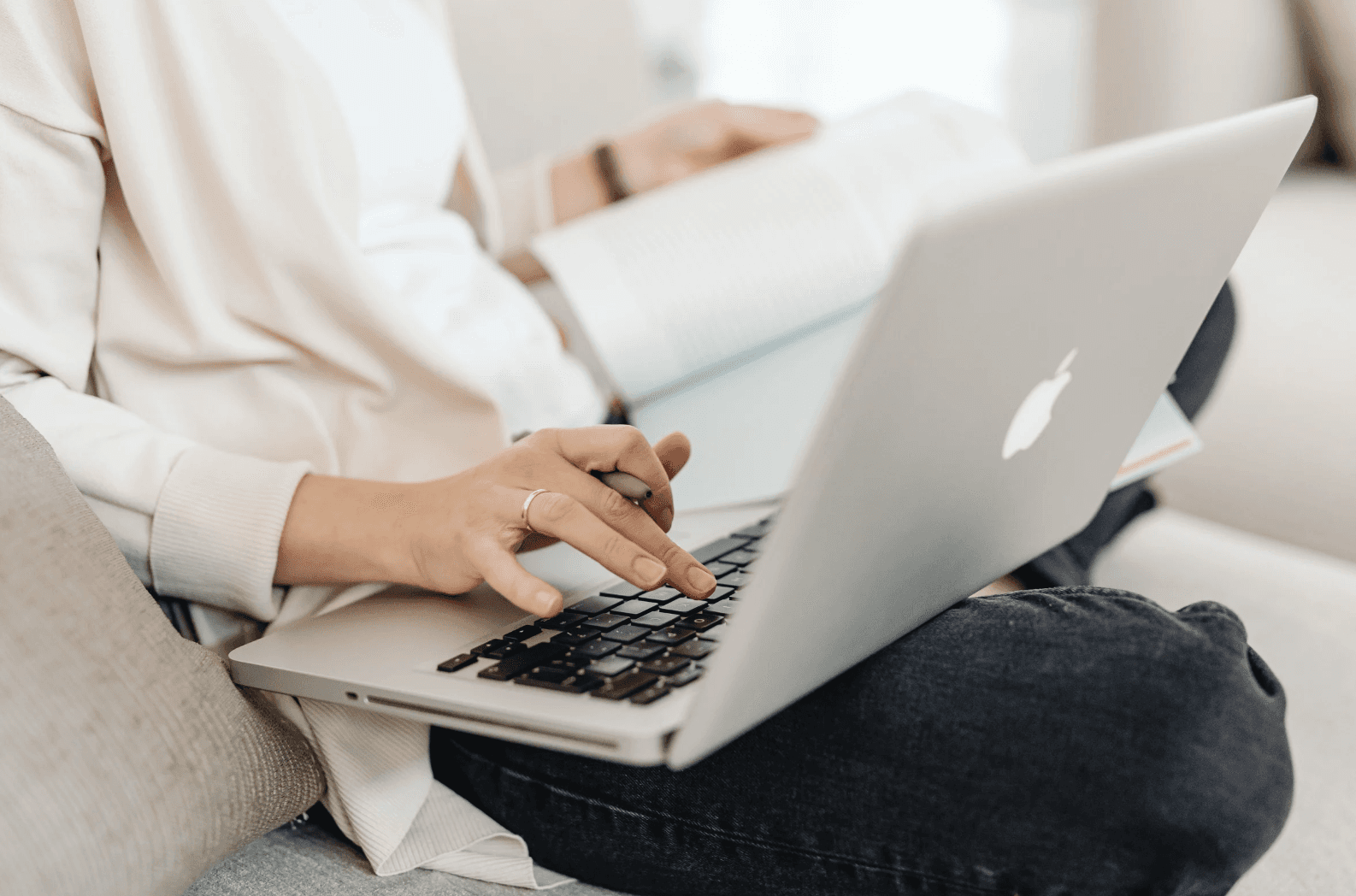 person writing on white paper