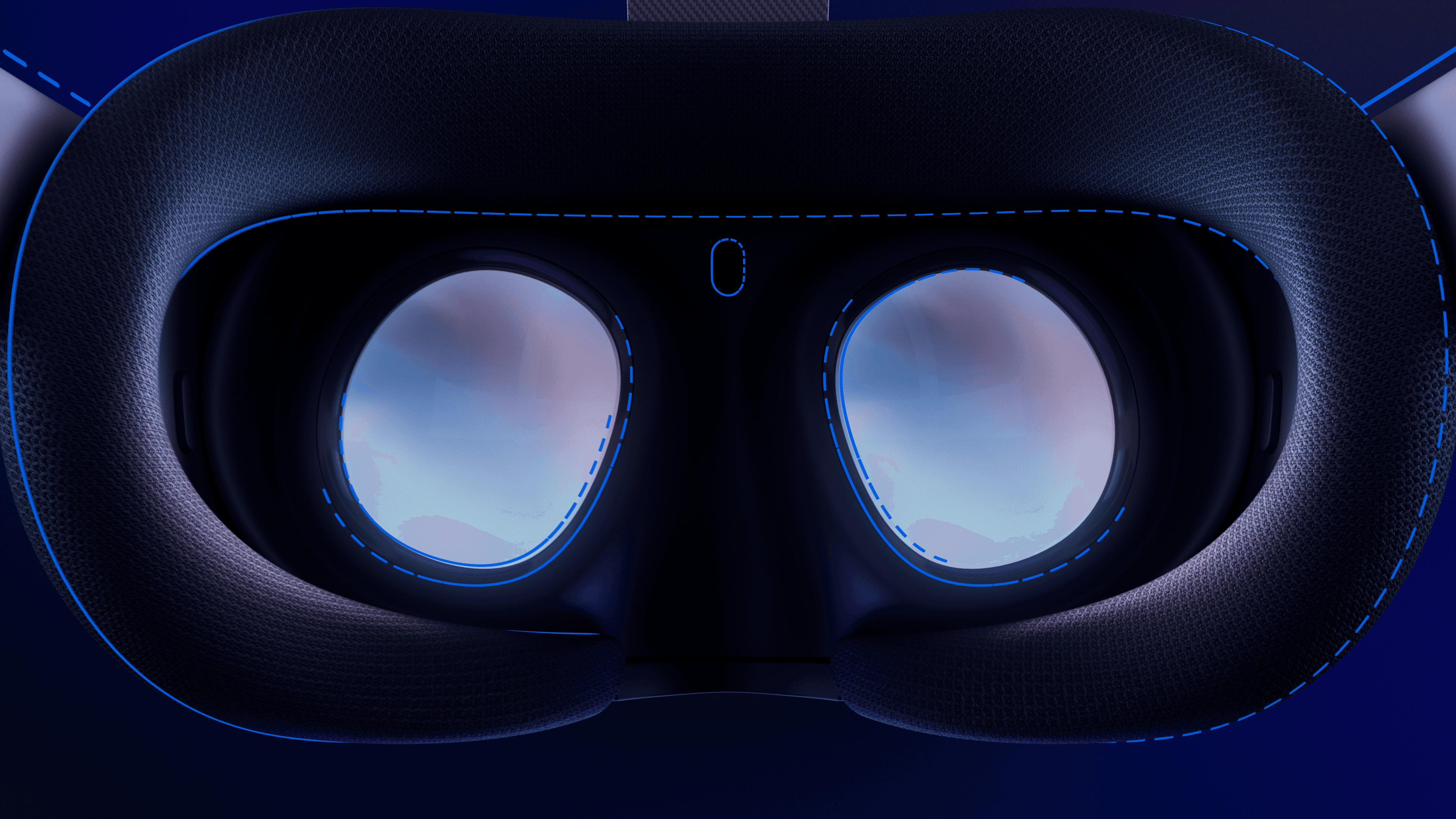 Meta connect oculus headset lenses