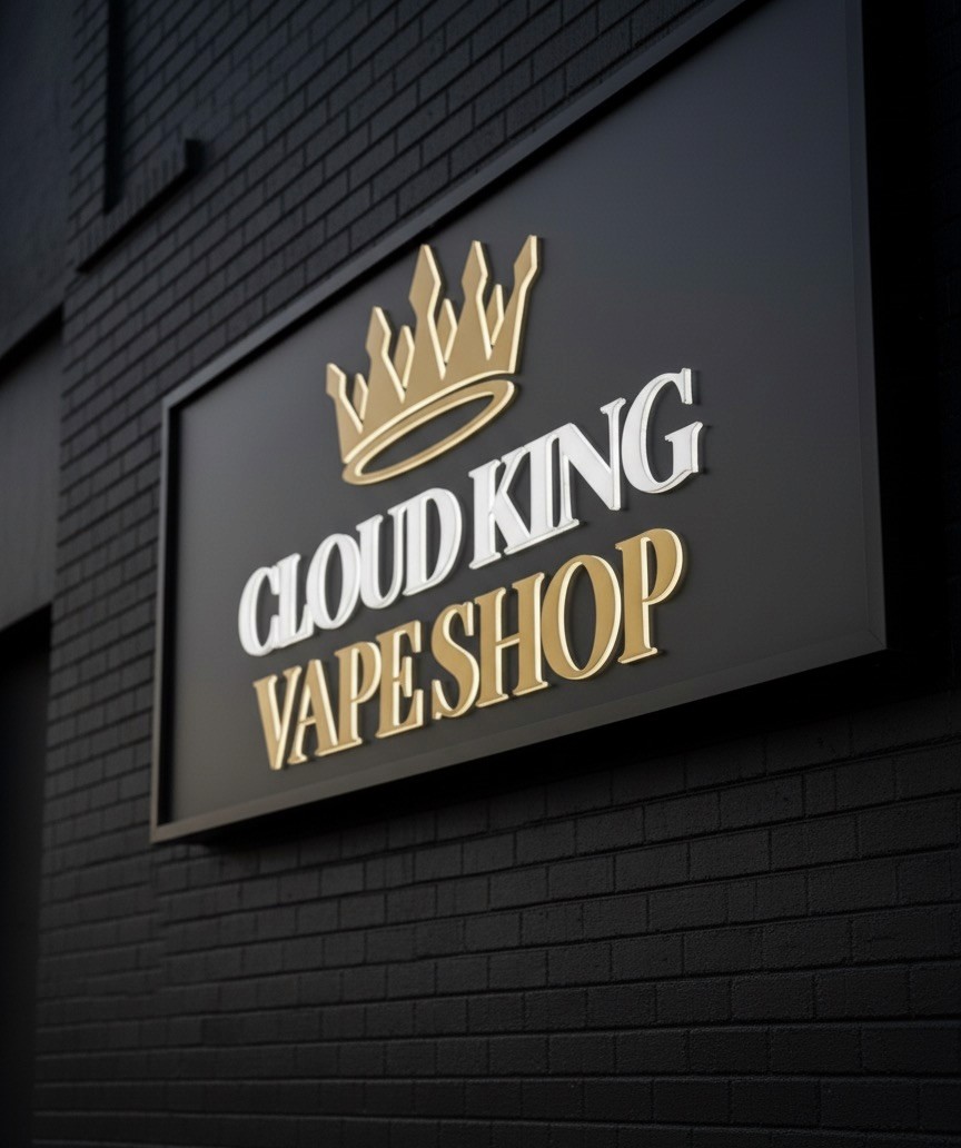 Custom exterior storefront sign with illuminated 3D lettering installed by DisplayWorks in Calgary.