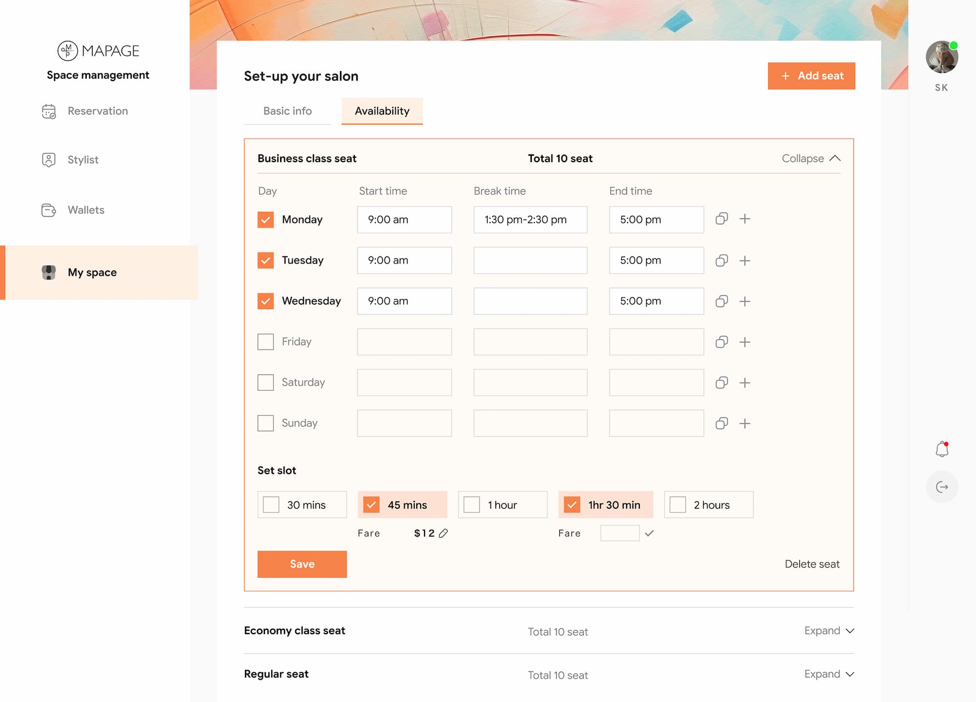 Previous Dashboard