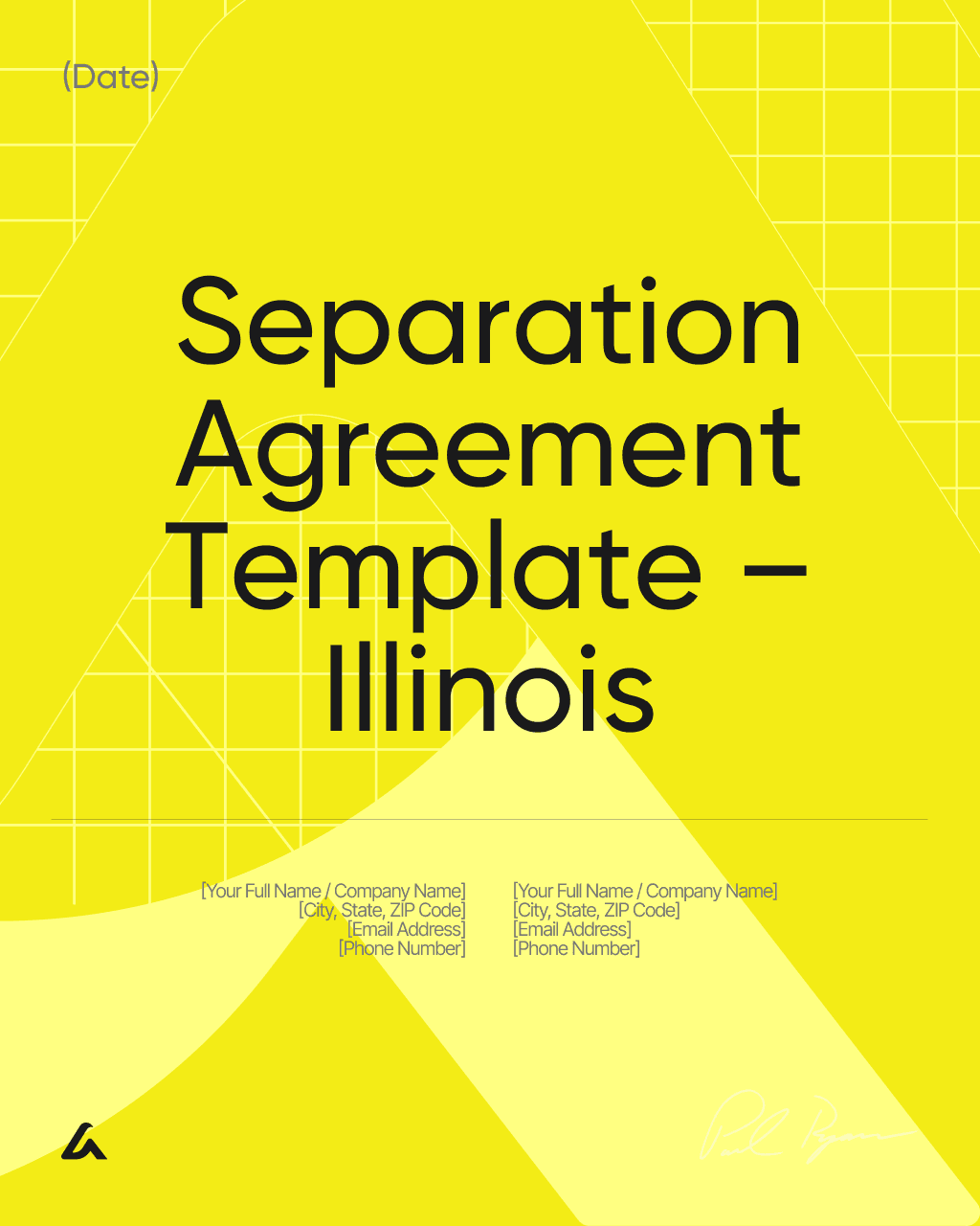 Separation Agreement Template – Illinois