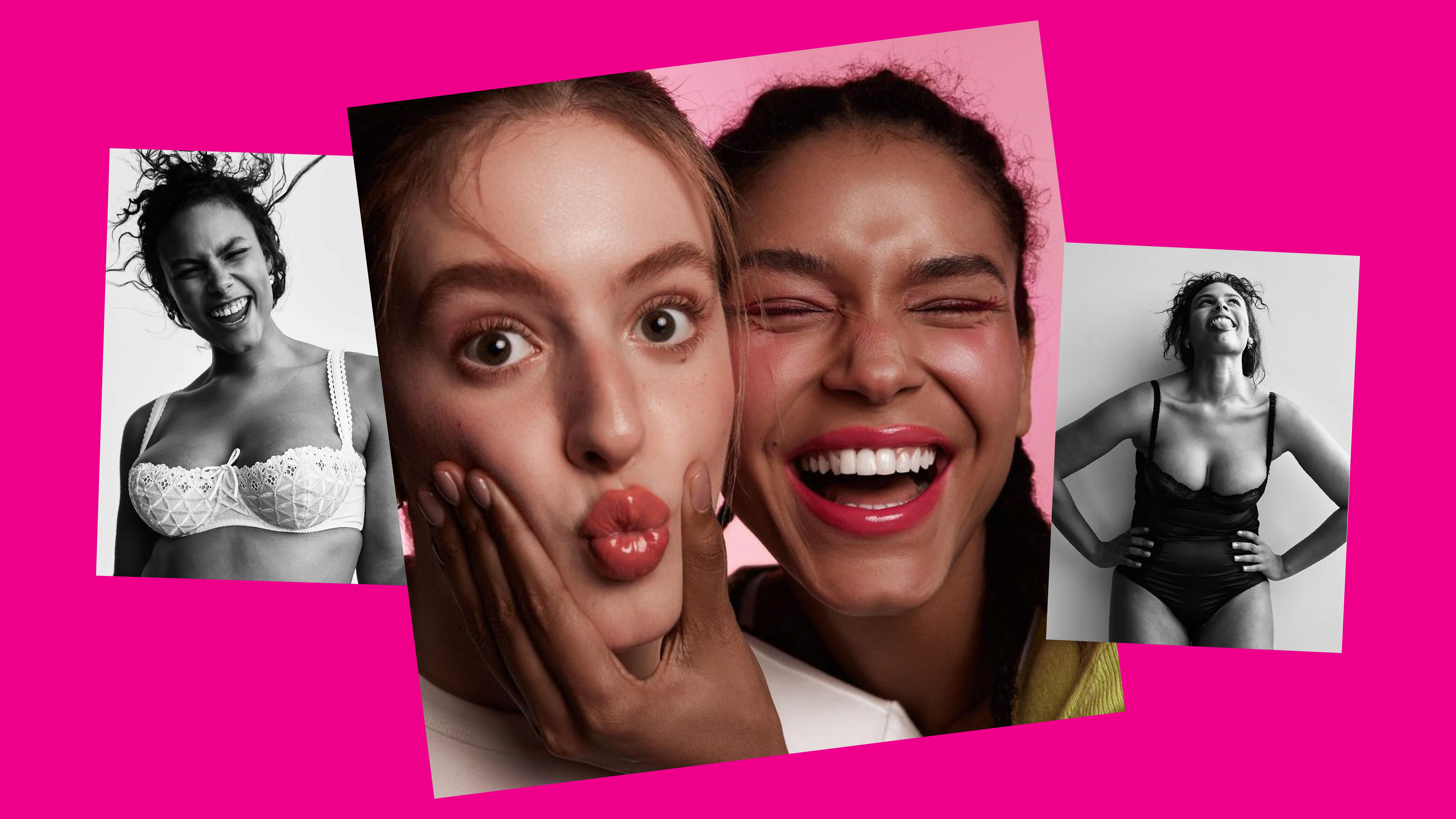 A large digital display mounted on a modern concrete wall next to white stairs shows a fashion event advertisement. The poster features a Black man in a gray blazer against a teal background with white text reading 'Fashion with no borders' and event details 'June 6th 2025 6pm - 8pm'.